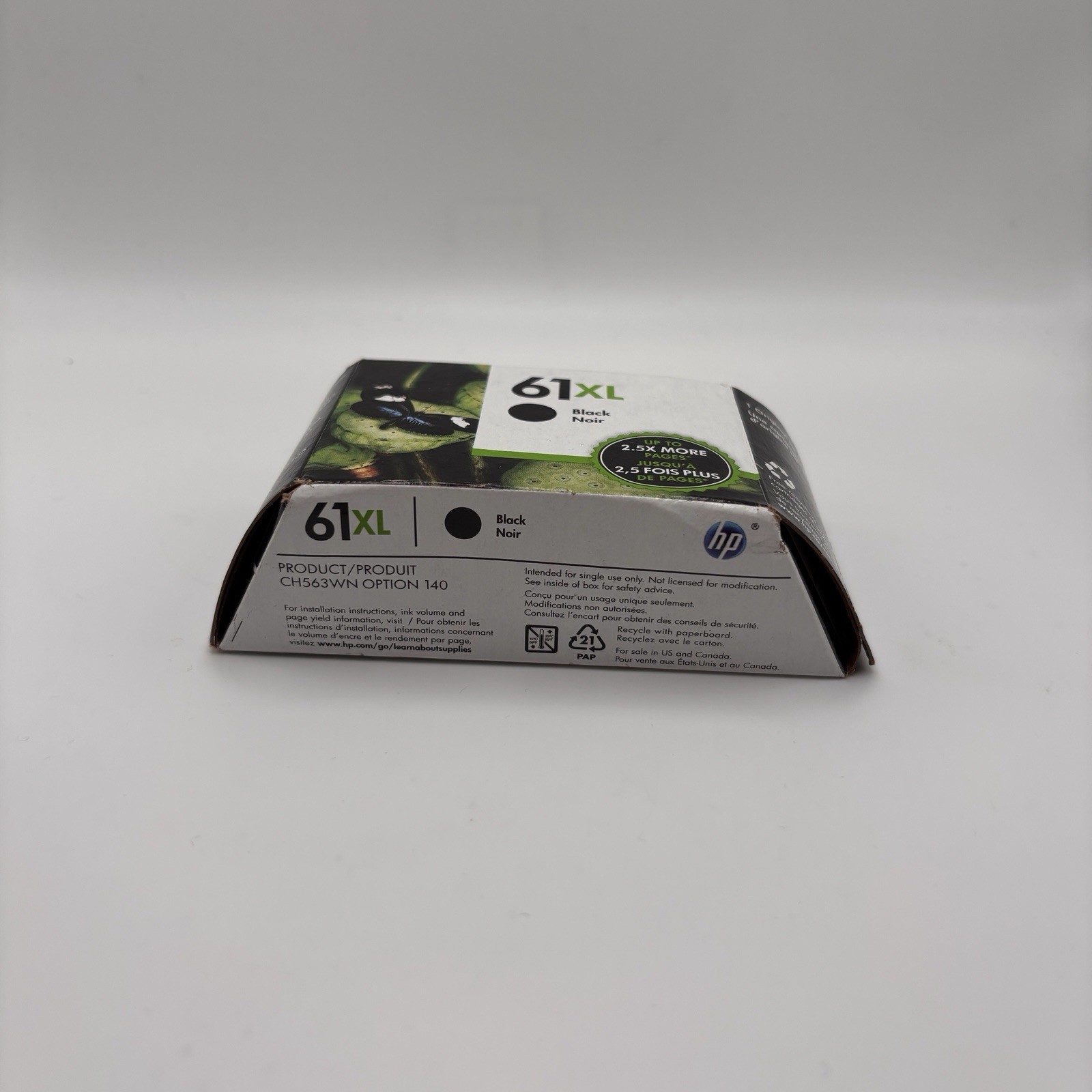 Genuine HP 61XL Black 61XL Ink Cartridge Sealed NIB EXP 06/2023
