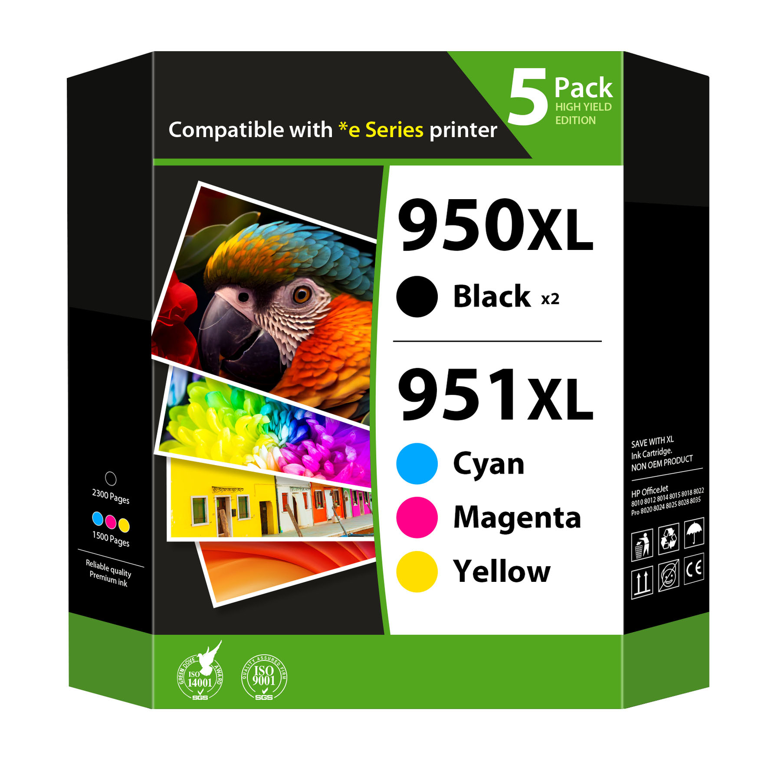 950XL Ink compatible with HP 951XL Office Pro 8630 8640 8660 8615 8625 8100