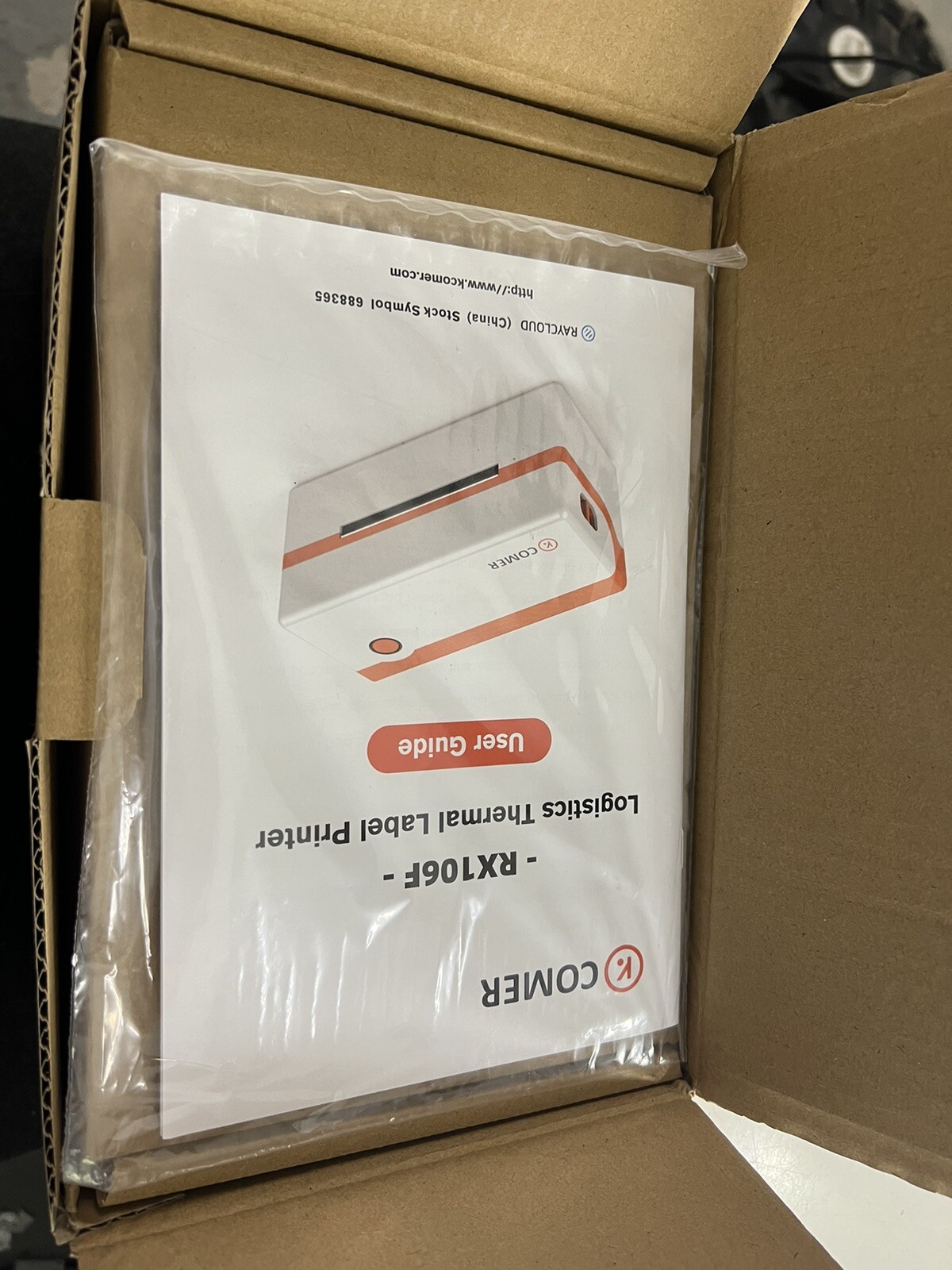 K Comer Shipping Label Printer 150Mm/S High-Speed 4X6 Thermal Label Printer
