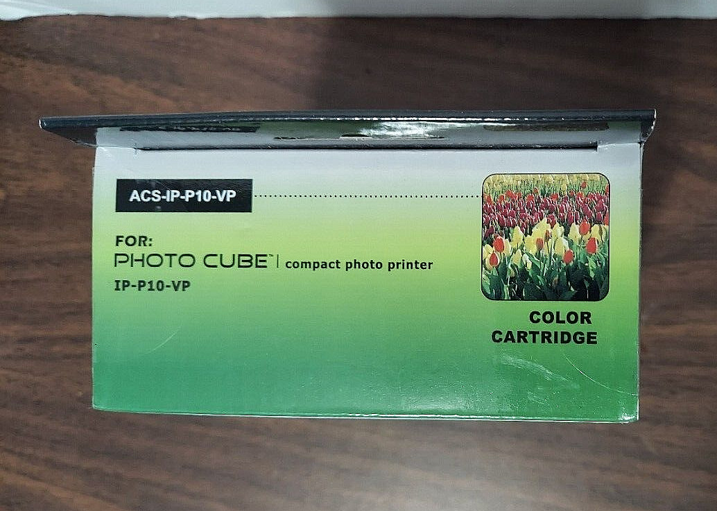 VuPoint Color Cartridge All in One Photo & Ink Cartridge Photo Cube IP-P10-VP