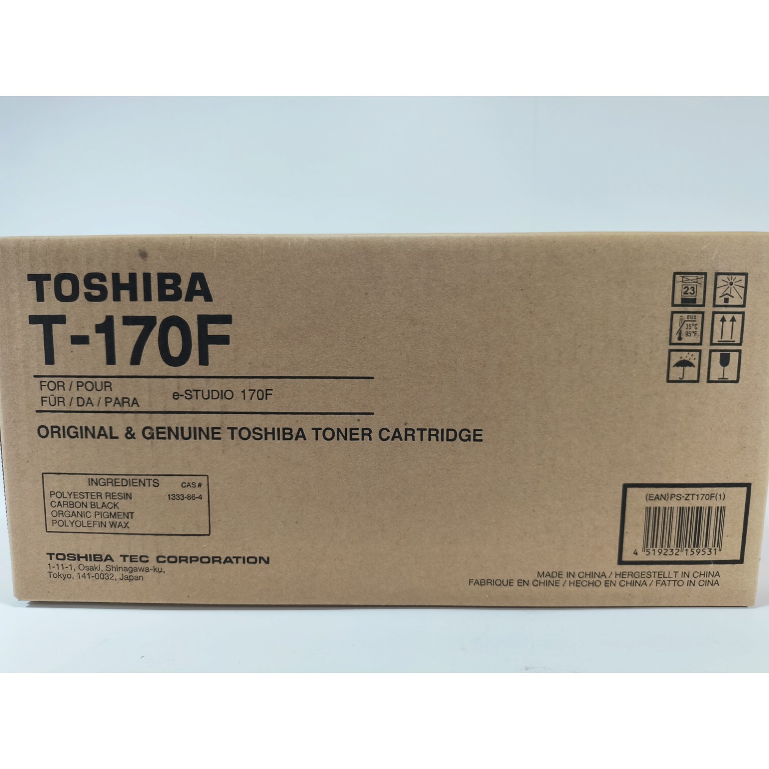 Toshiba Black Toner Cartridge T-170F New Original Genuine Yield 6,000 Pages