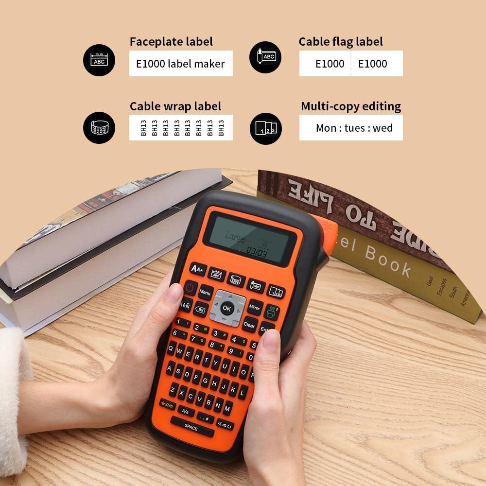 Industrial Label Maker, Label Maker Machine, E1000 Heat Shrink Label Maker