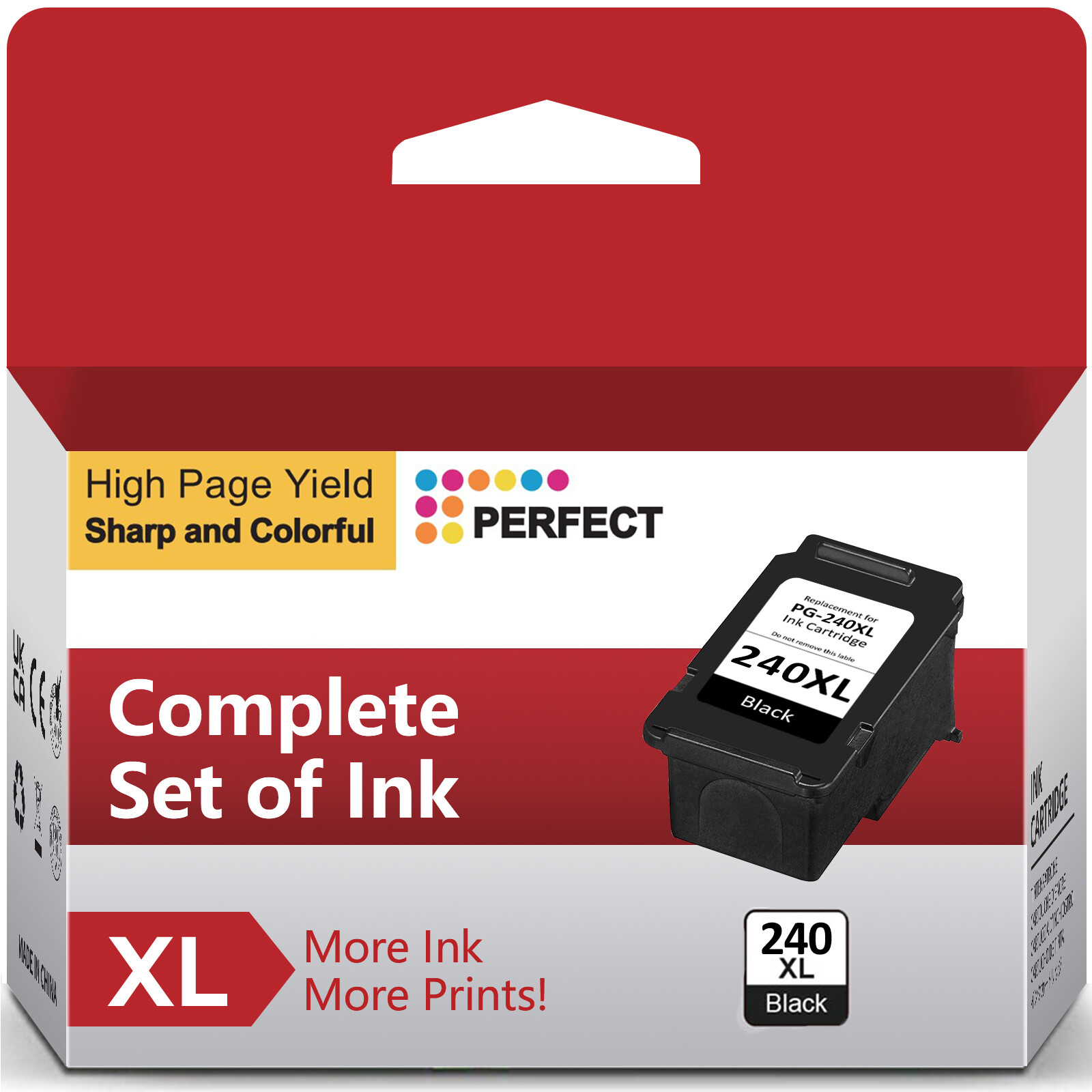 PG-240XL CL-241XL Black Tri-Color Ink Cartridge for Canon PIXMA MG3620 printer