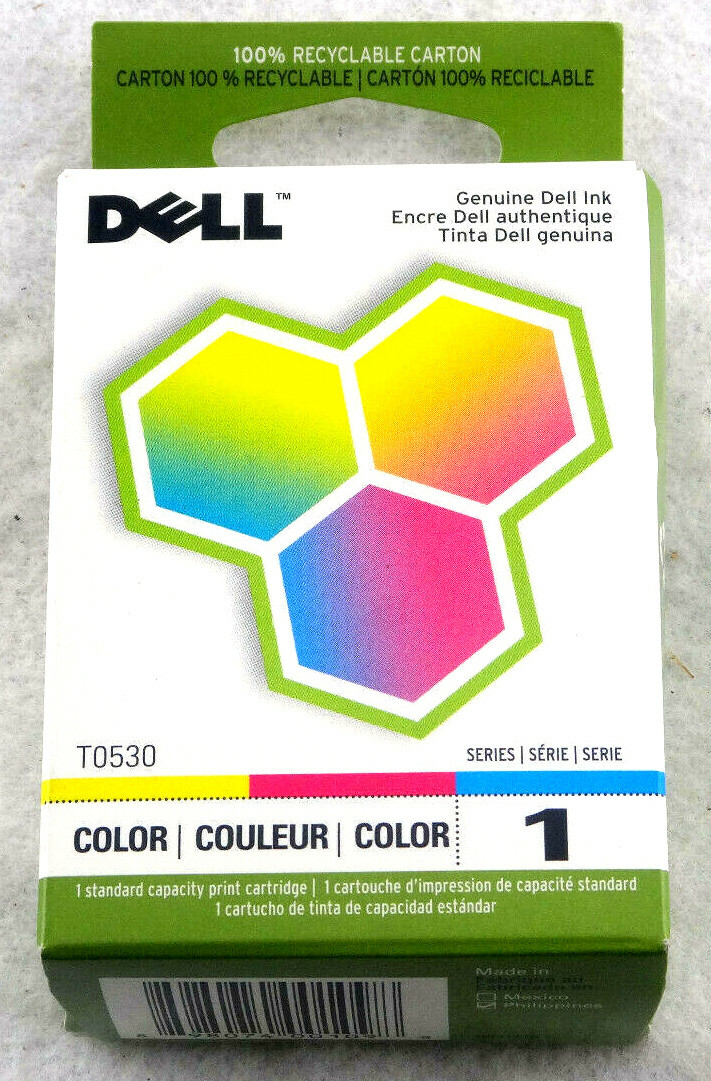 Dell T0530 Color Ink Cartridge OEM Brand New FN178 Factory Sealed Free Shipping