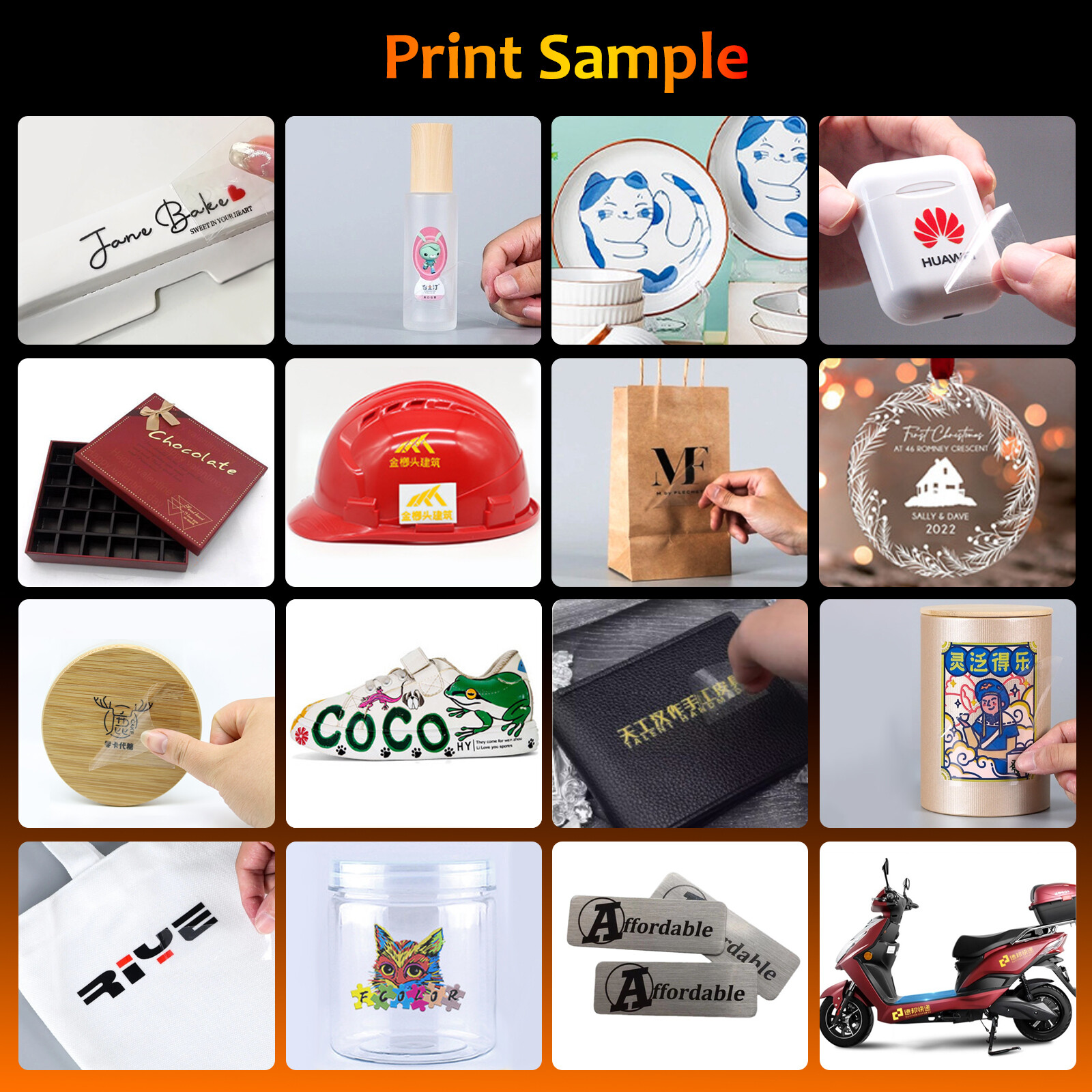 2-In-1 A3 UV DTF Printer Laminating Sticker Printer Varnish Transfer Printing US