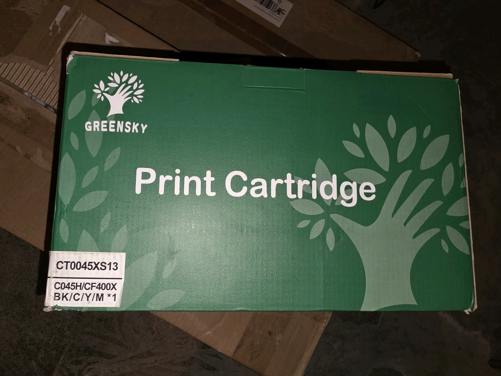 4 pack BK/C/Y/M Greensky C045H/400X HP Compatible Ink Cartridges NEW – OPEN BOX