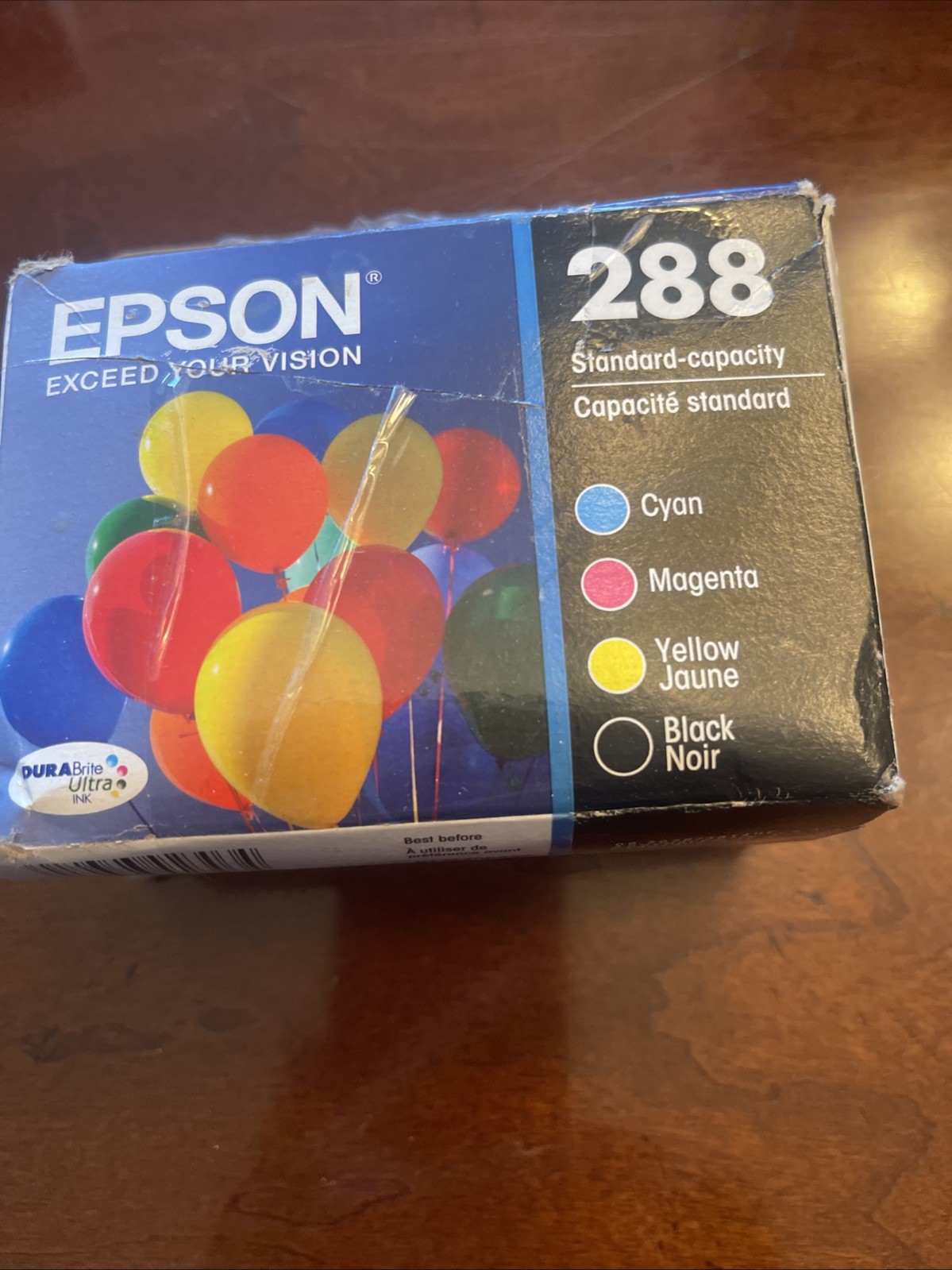 Epson T288120-BCS DURABrite Ultra Black/Color Combo Pack Standard Ink Cart☀️