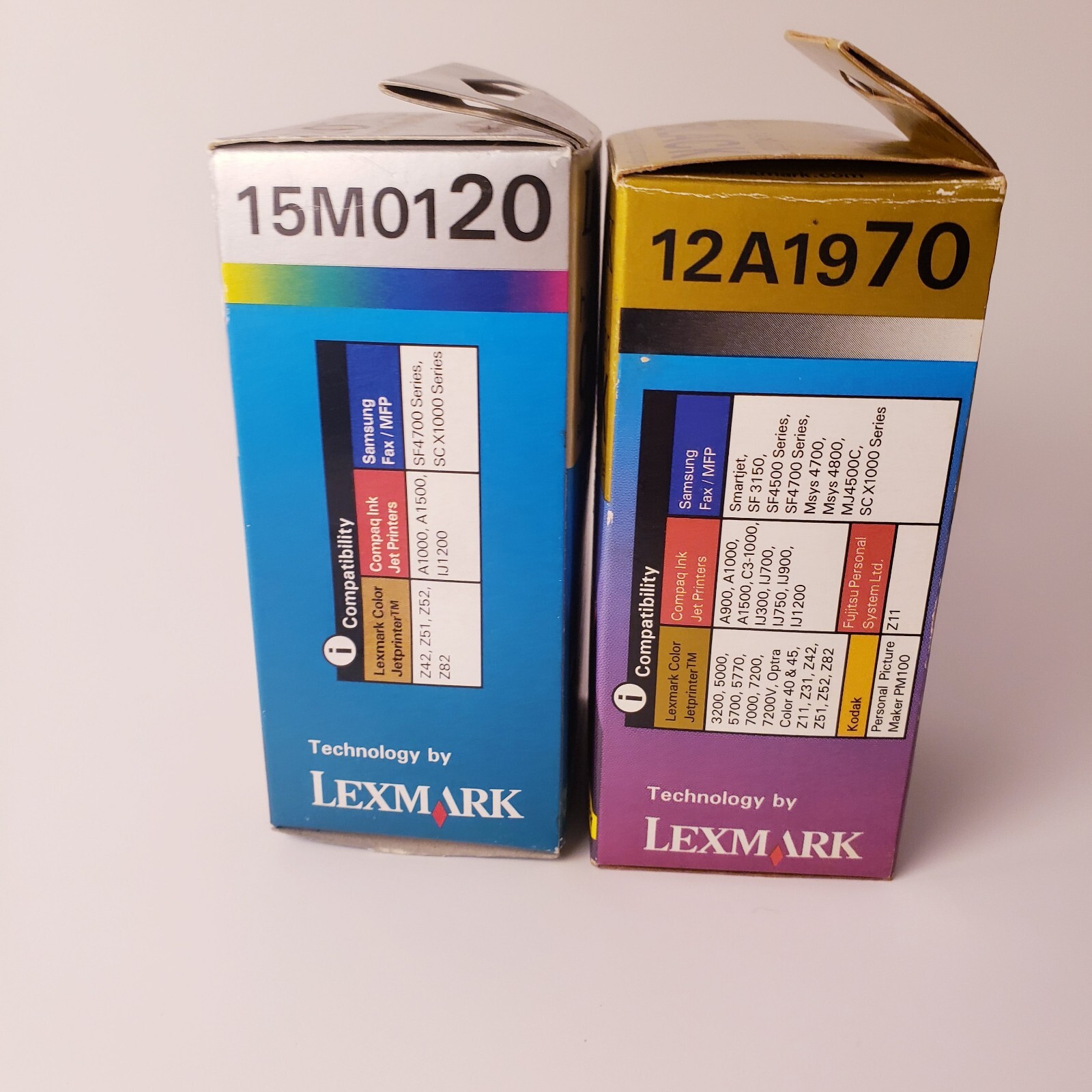 NEW Lexmark 20 Color & 70 Black Ink Cartridges (15MO120 12A1970) Genuine OEM
