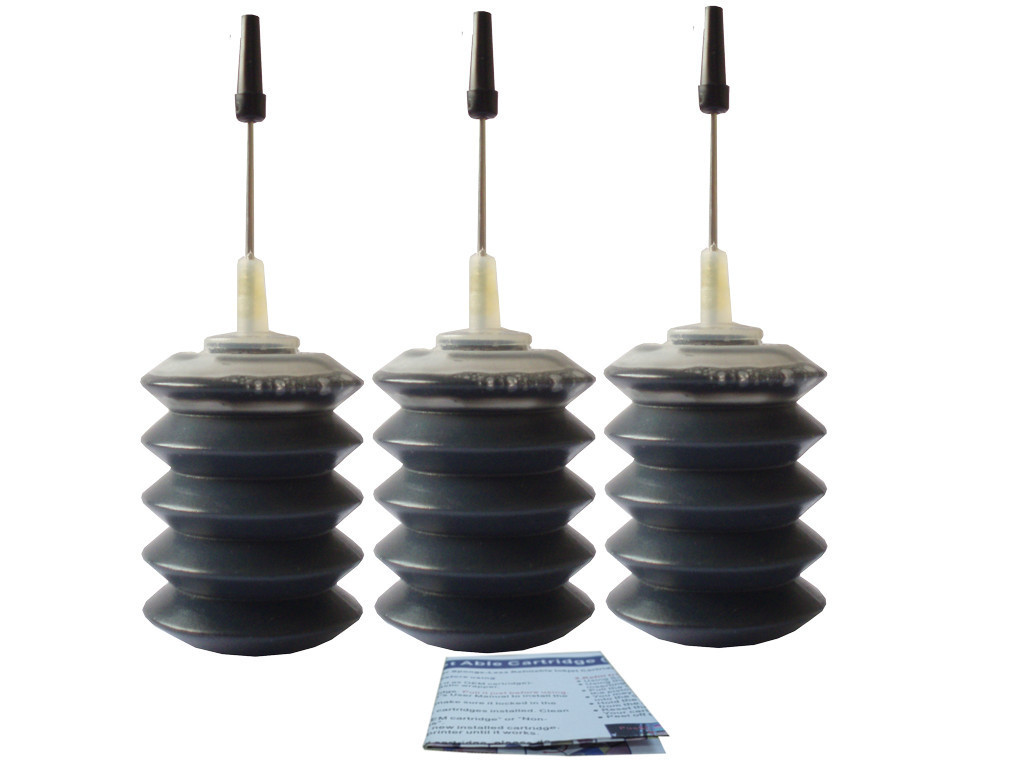 3x30ml BK Refill Ink for HP 56 OfficeJet 6110 5610 5600