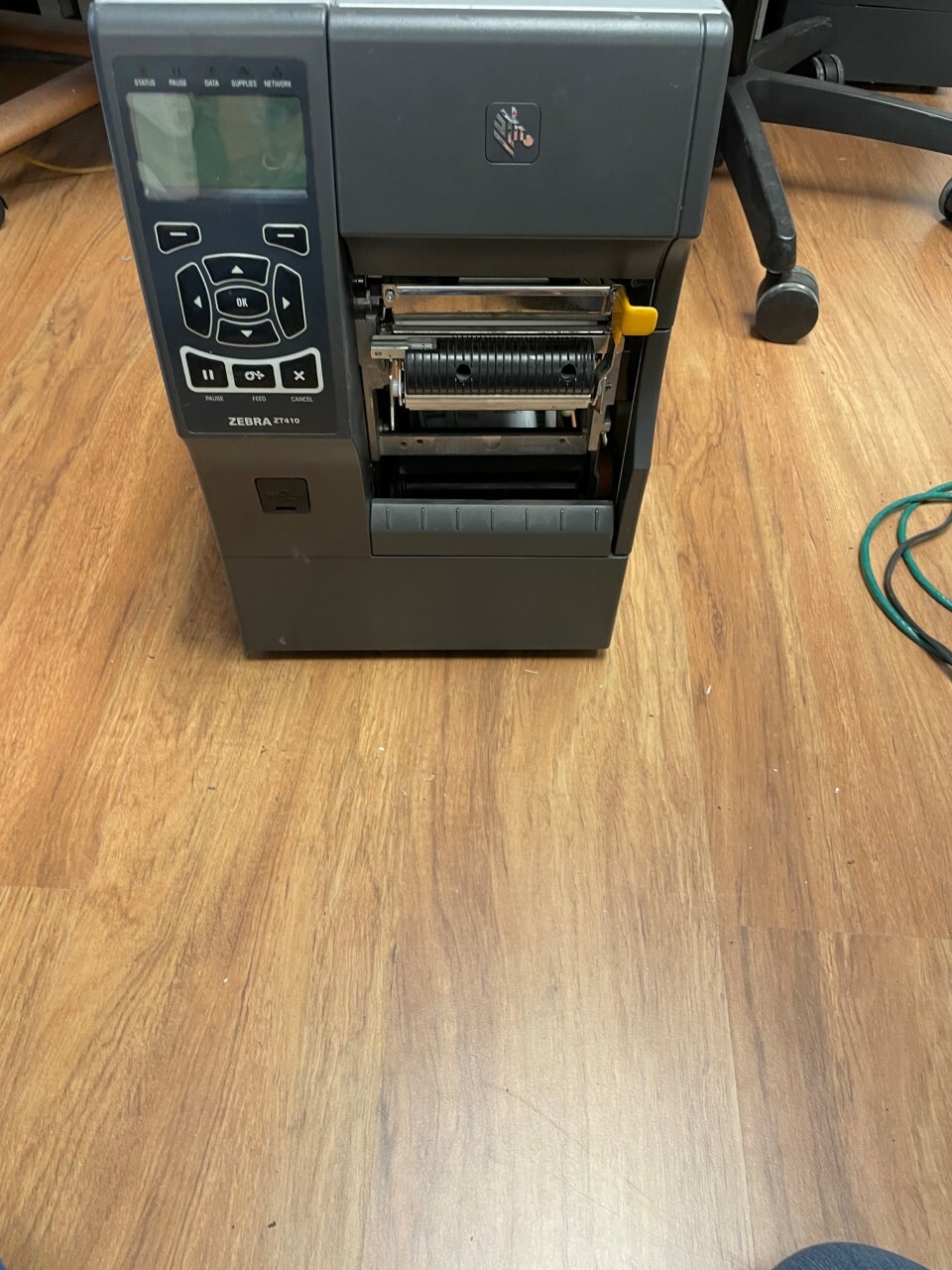 Zebra ZT410 Thermal Transfer 300 DPI Printer – Zebra Firmware – Full Rewinder