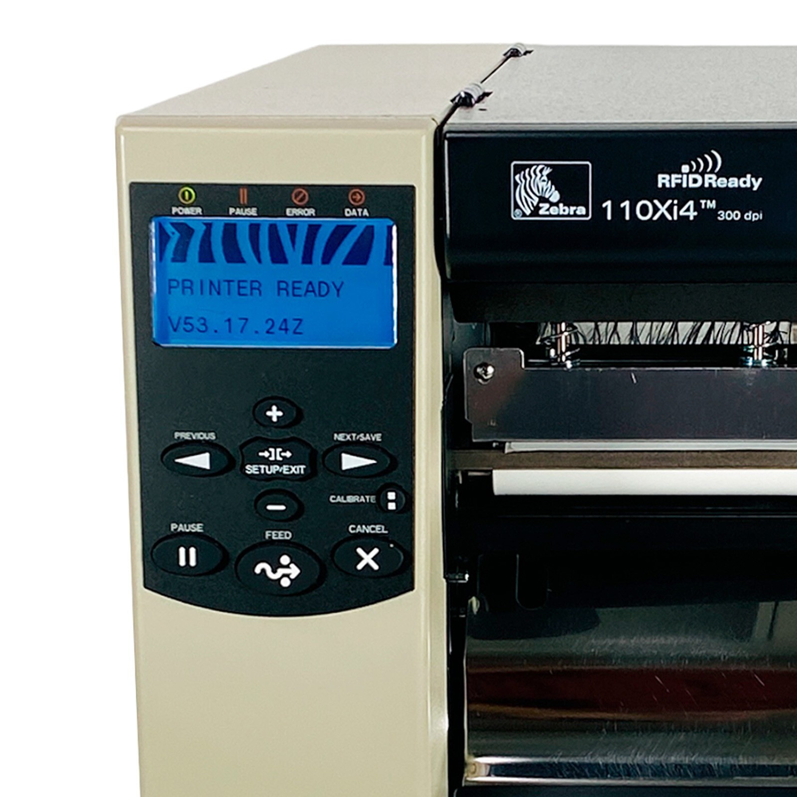 Zebra 110Xi4 Thermal Transfer Label Printer 300Dpi RFID Ready USB Ethernet