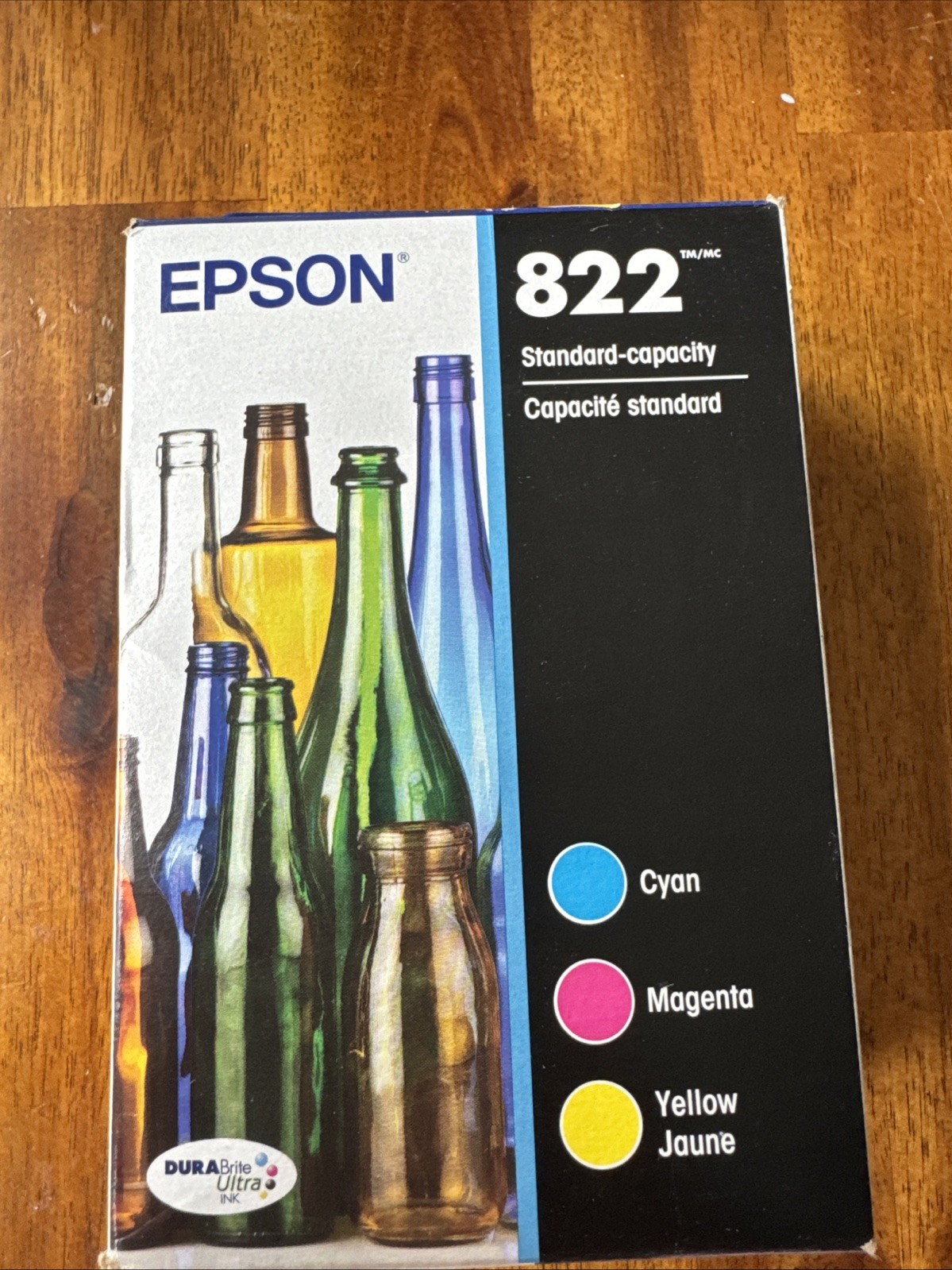 Epson 822 Standard Cyan Magenta Yellow 3 Pack New