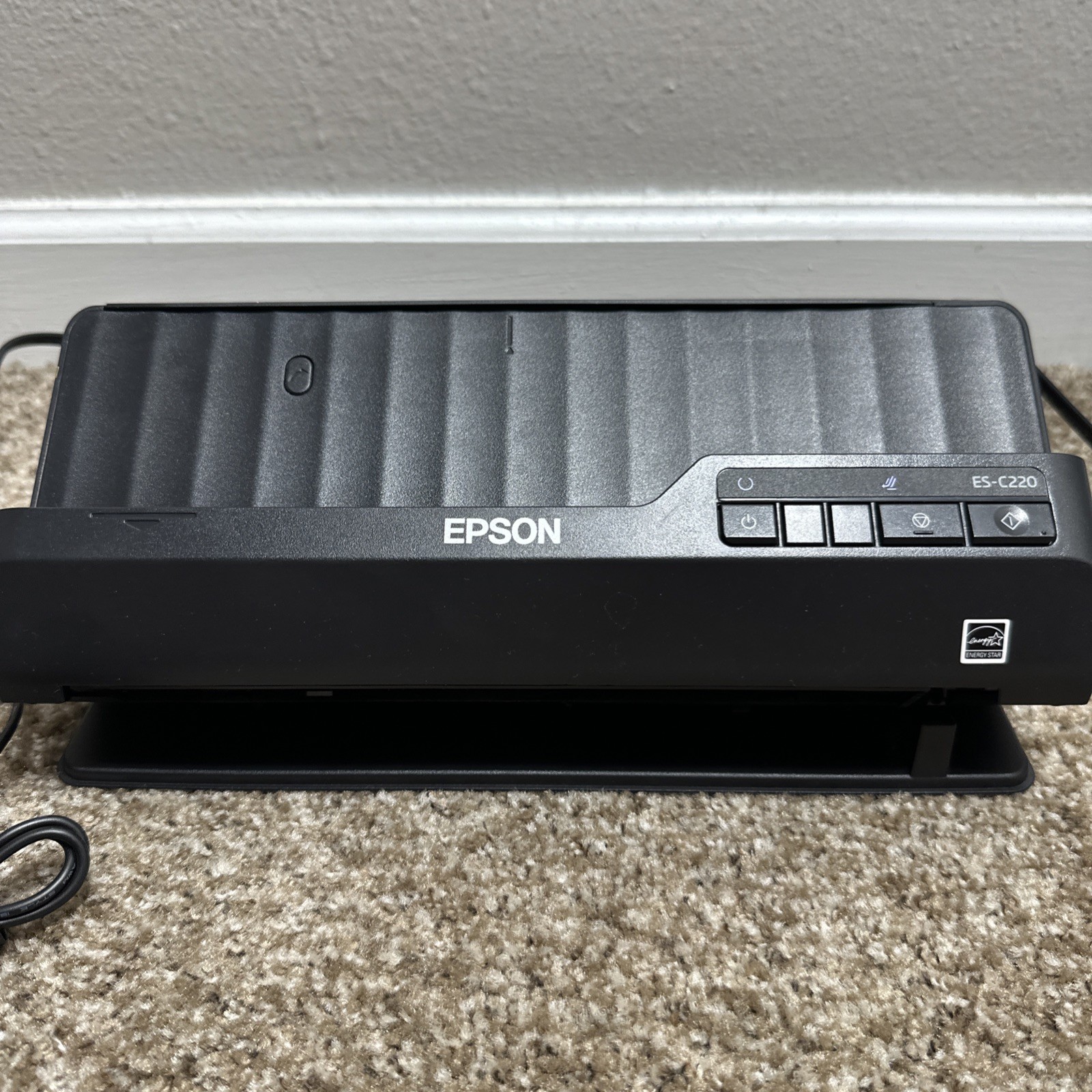 Epson WorkForce ES-C220 Compact Desktop Document Scanner complete W/ CABLES