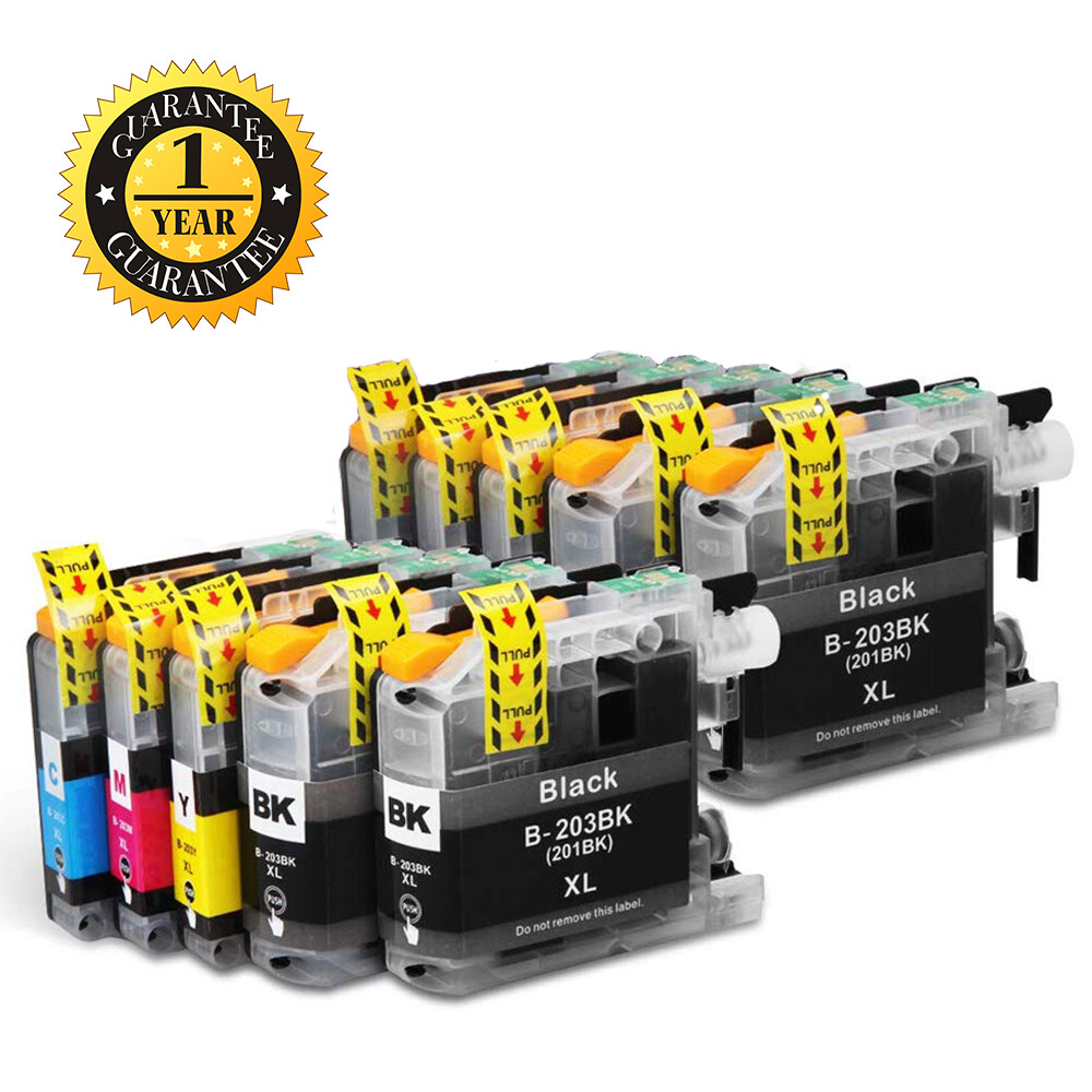 10 PACK LC-203 LC203 XL Ink Combo For Brother MFC-J460dw MFC-J480dw MFC-J485dw