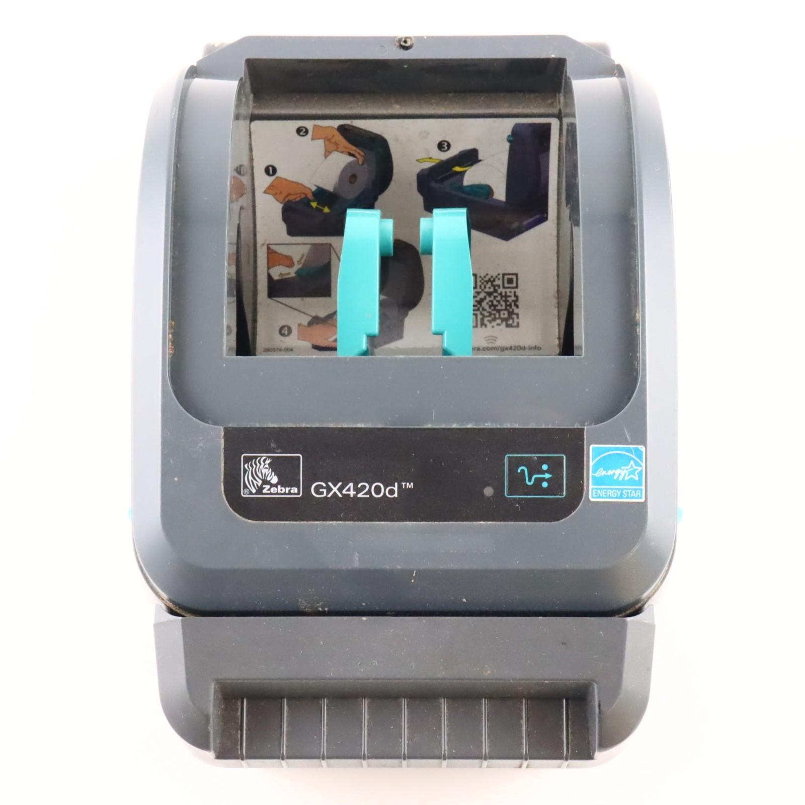 Zebra GX420d Barcode Printer USB Direct Thermal Shipping Label w/ Auto Cuttter
