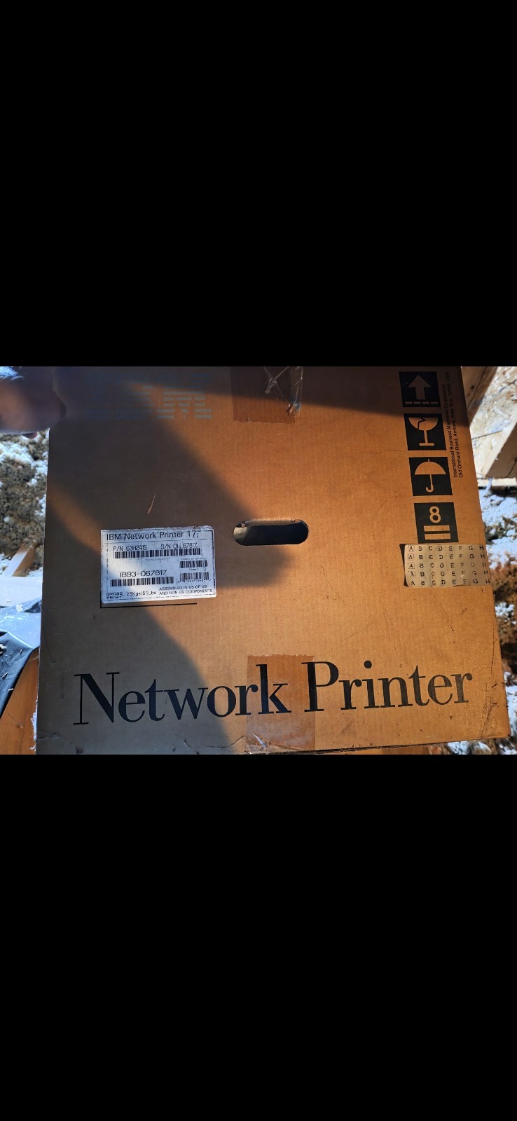 IBM Network Printer 17 Laser Black & White Networkable Workgroup Printer