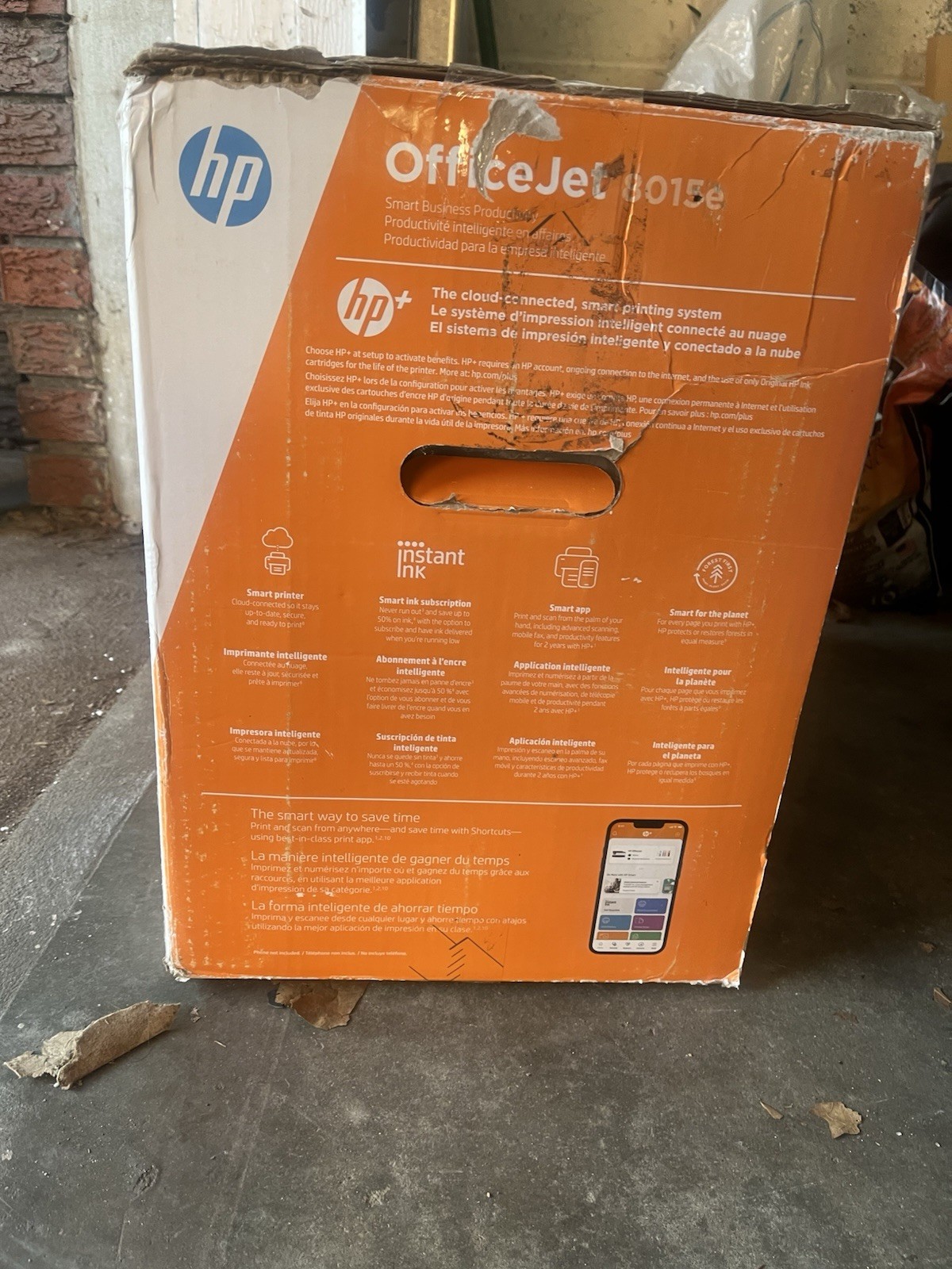 HP OfficeJet 8015e All-In-One Wireless Inkjet Color Printer, 4800×1200 DPI