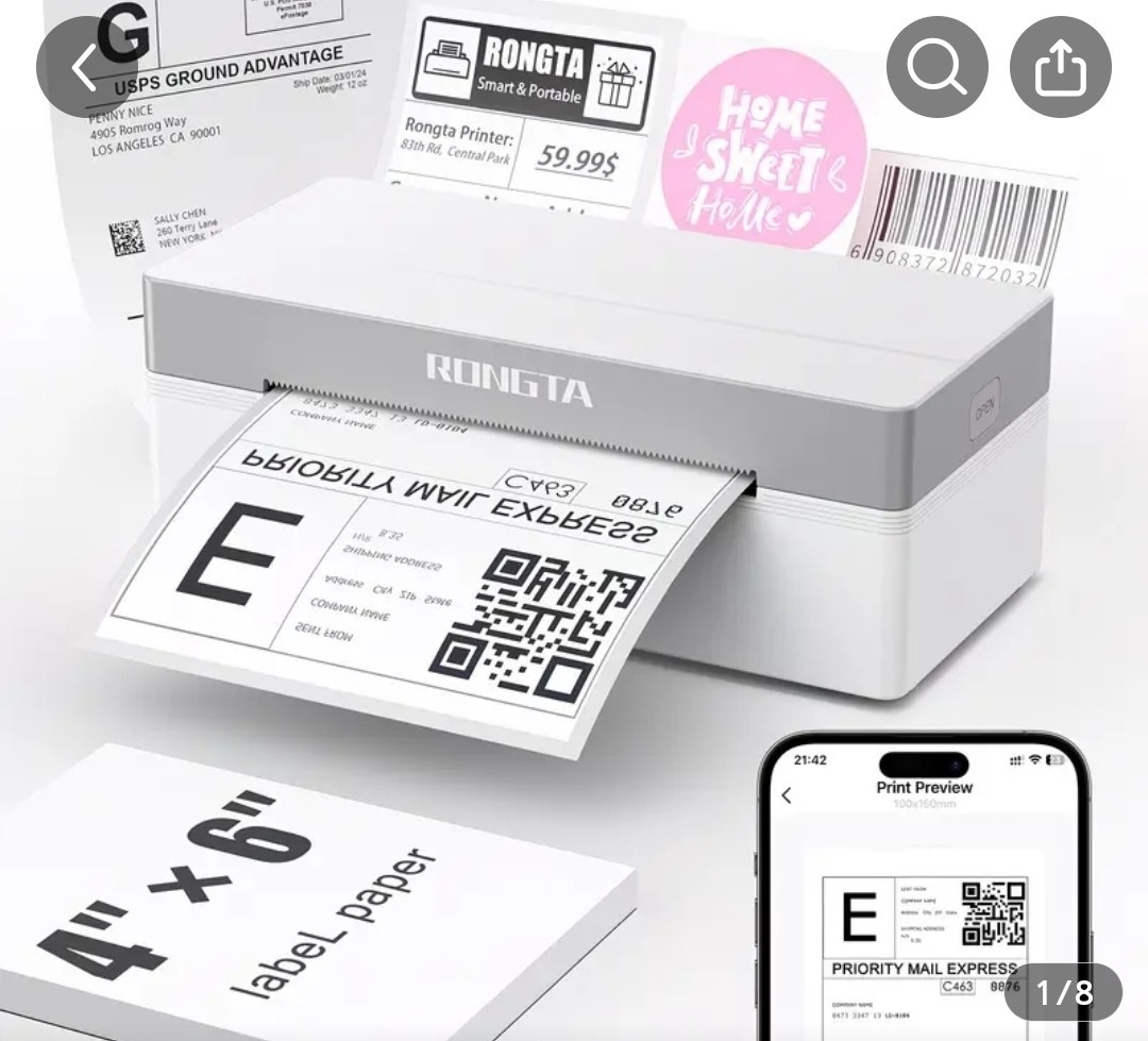 203 DPI Wireless Thermal Printer RP425 – NEW –