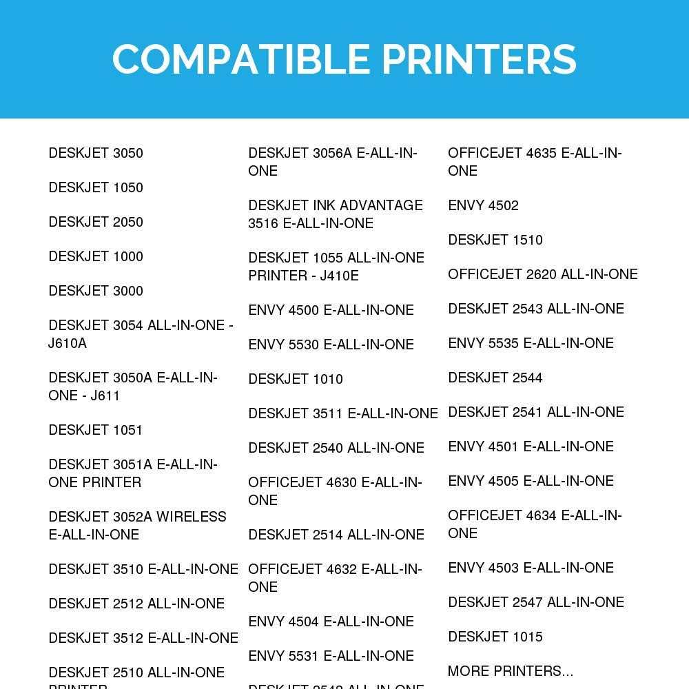CH561WN BLACK Printer Ink Cartridge for HP 61 61 Deskjet 1010 1055 1510 1512