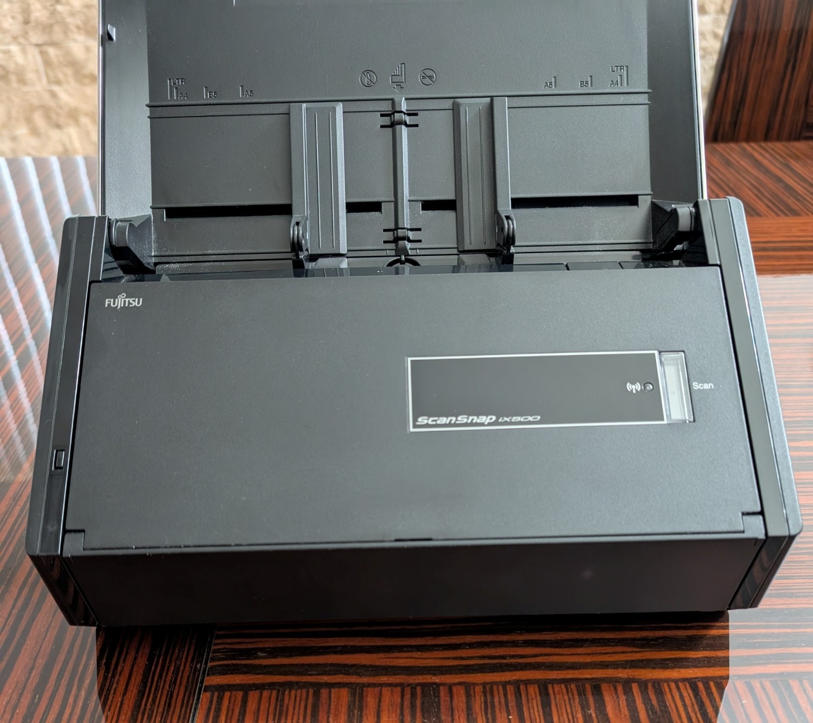 Fujitsu ScanSnap ix500 Wireless Color Document & Image Scanner With Power & USB