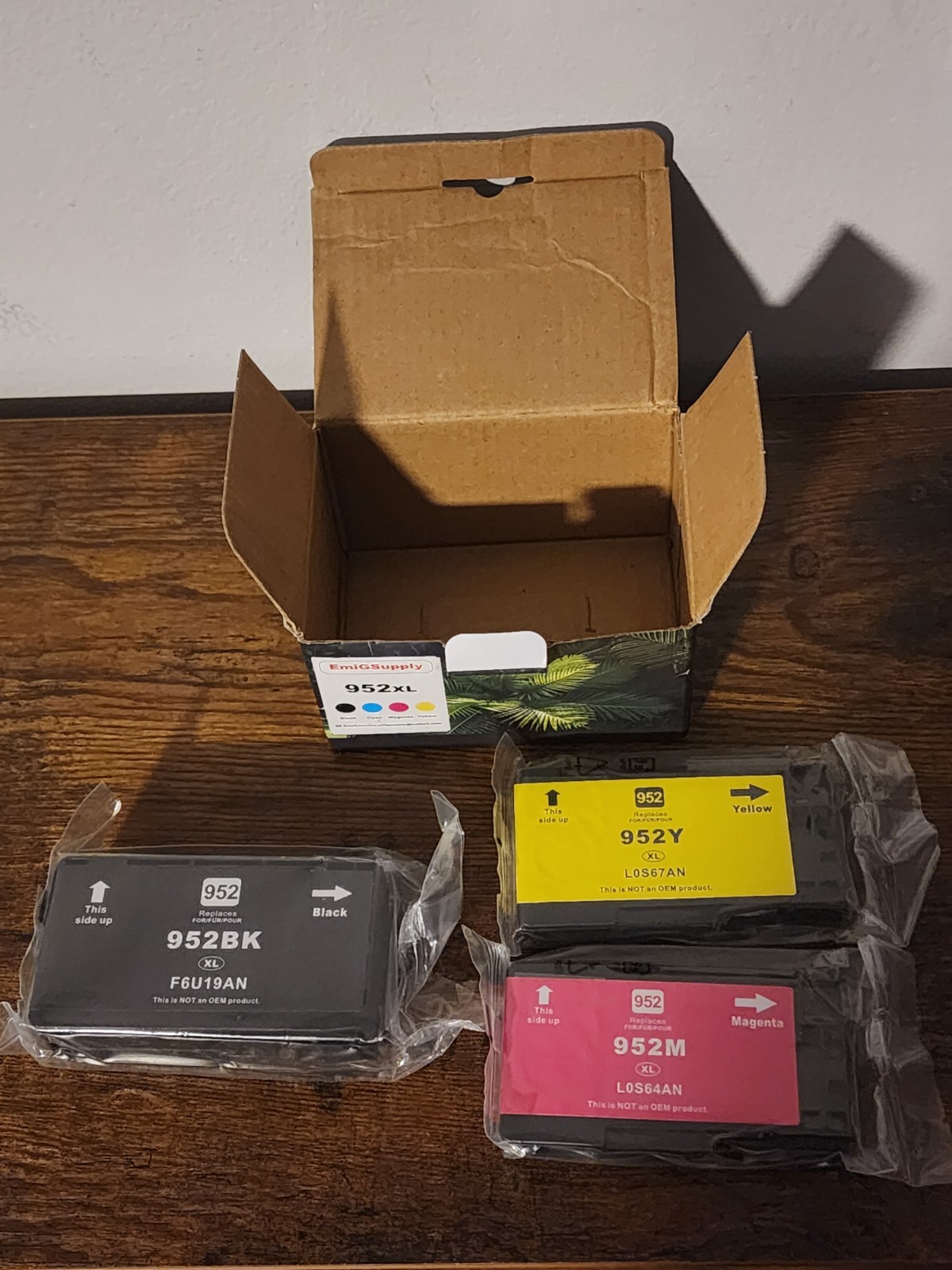 EmigSupply 952XL Ink Cartridge Combo Pack Replacement for HP OfficeJet Pro