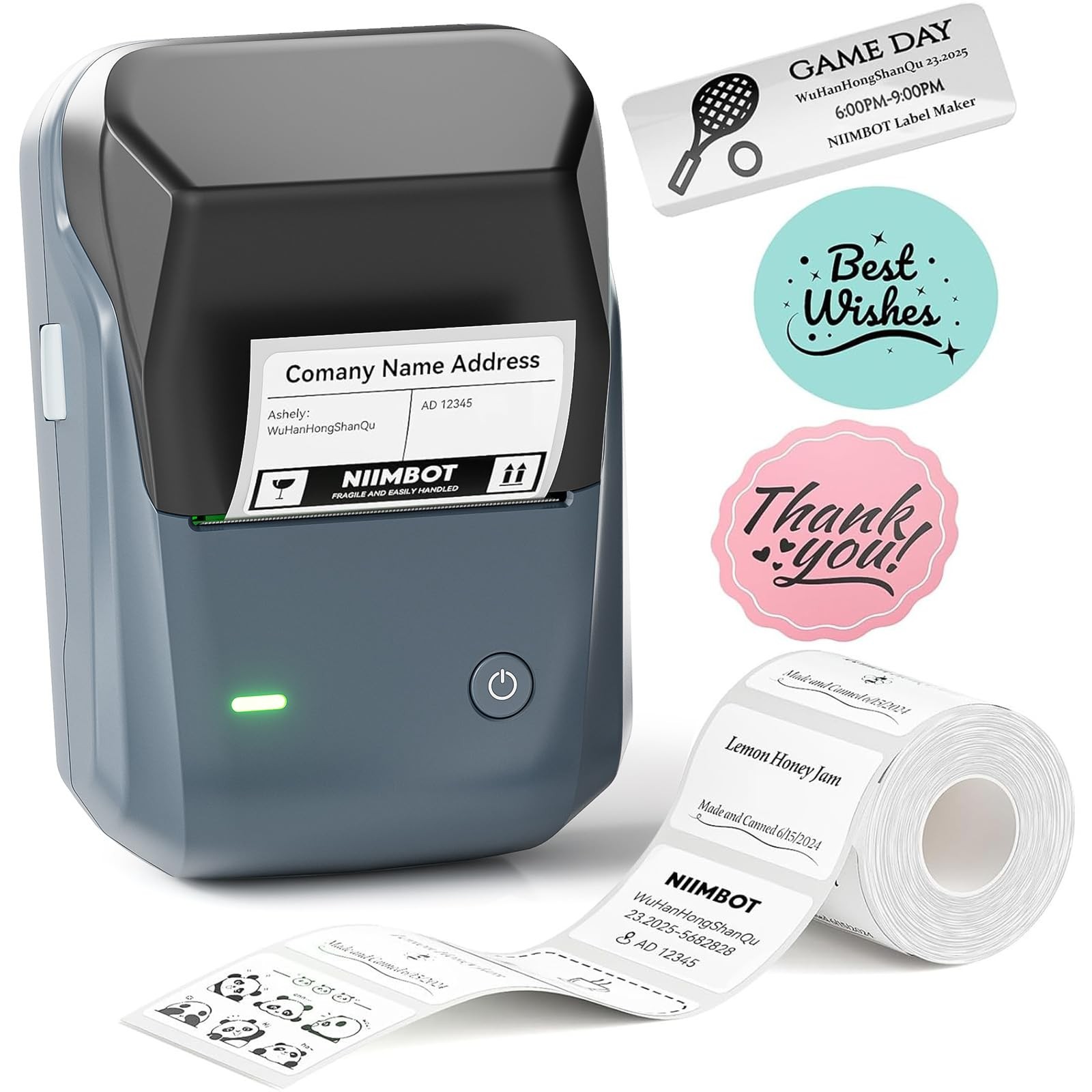 NIIMBOT B1 Label Maker Machine, Thermal Label Printer Easy to Use for Office,…