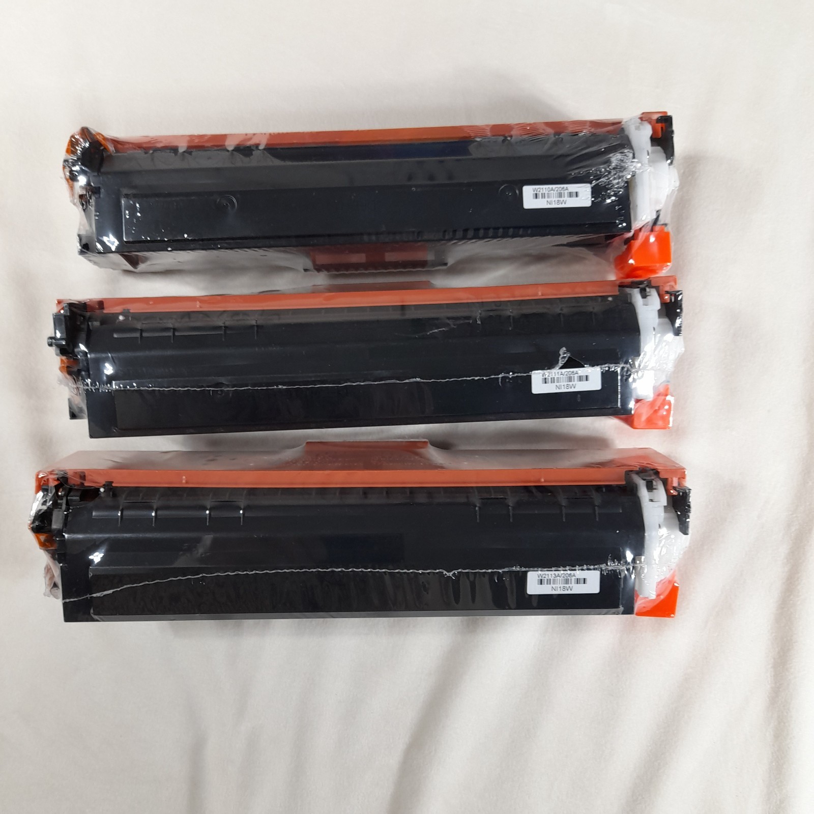 NEW~W2110A Toner Compatible for HP 206A LaserJetPro (Black, Magenta and Cyan)