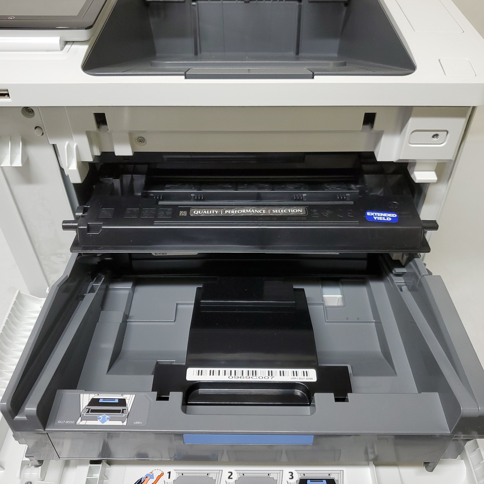 HP LaserJet Enterprise M610DN Black White Printer W/Toner Duplex Network