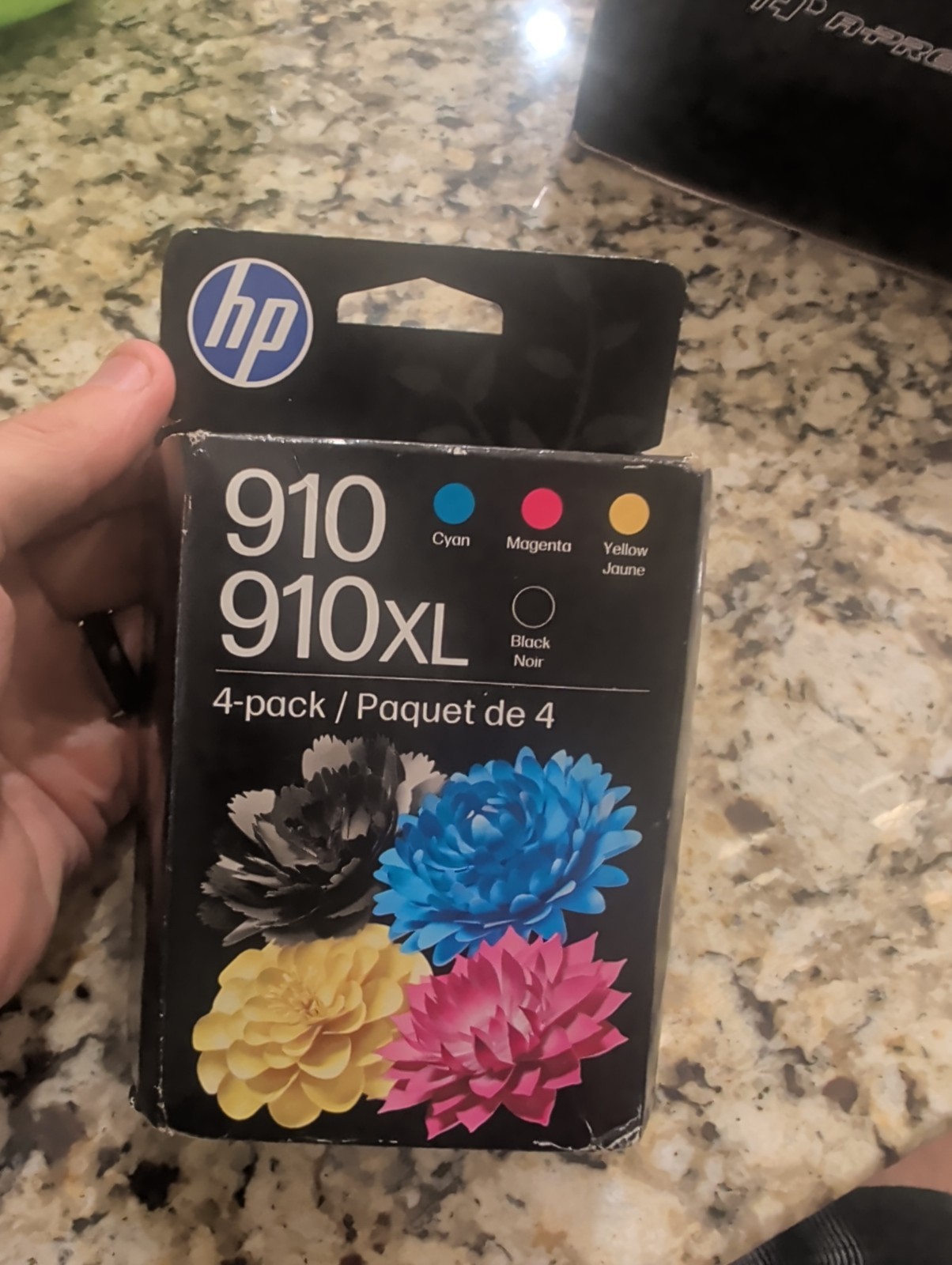 New HP 910 910XL Ink Cartridges 4-Pack Black Cyan Magenta Yellow. Free Ship