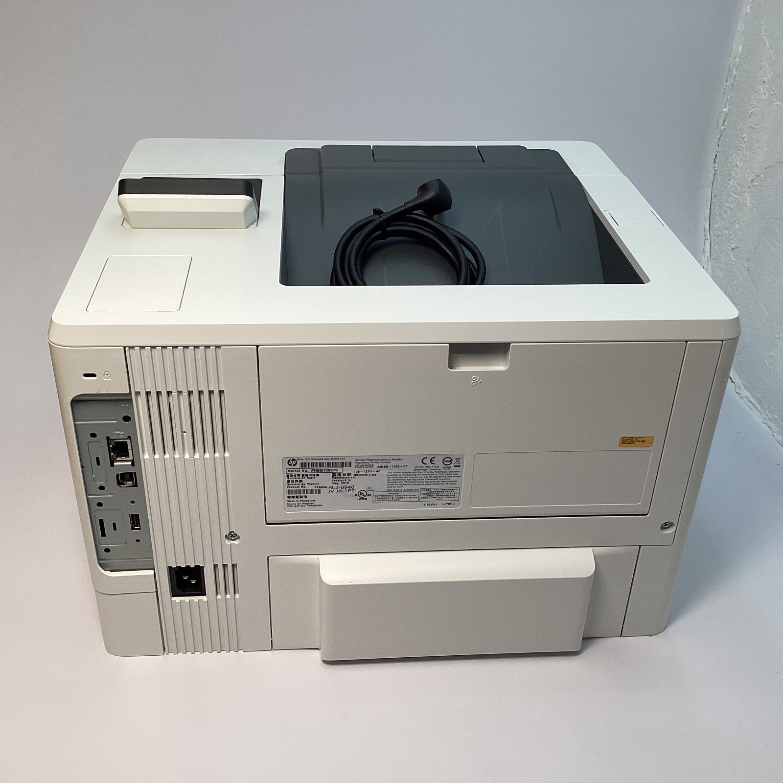 HP LaserJet Enterprise M506 Laser Printer F2A69A w/ Partial 87X – 48,850 Pages