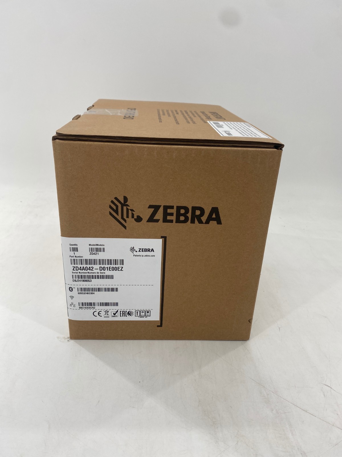 Zebra ZD421 ZD4A042-D01E00EZ Direct Thermal Printer New Sealed