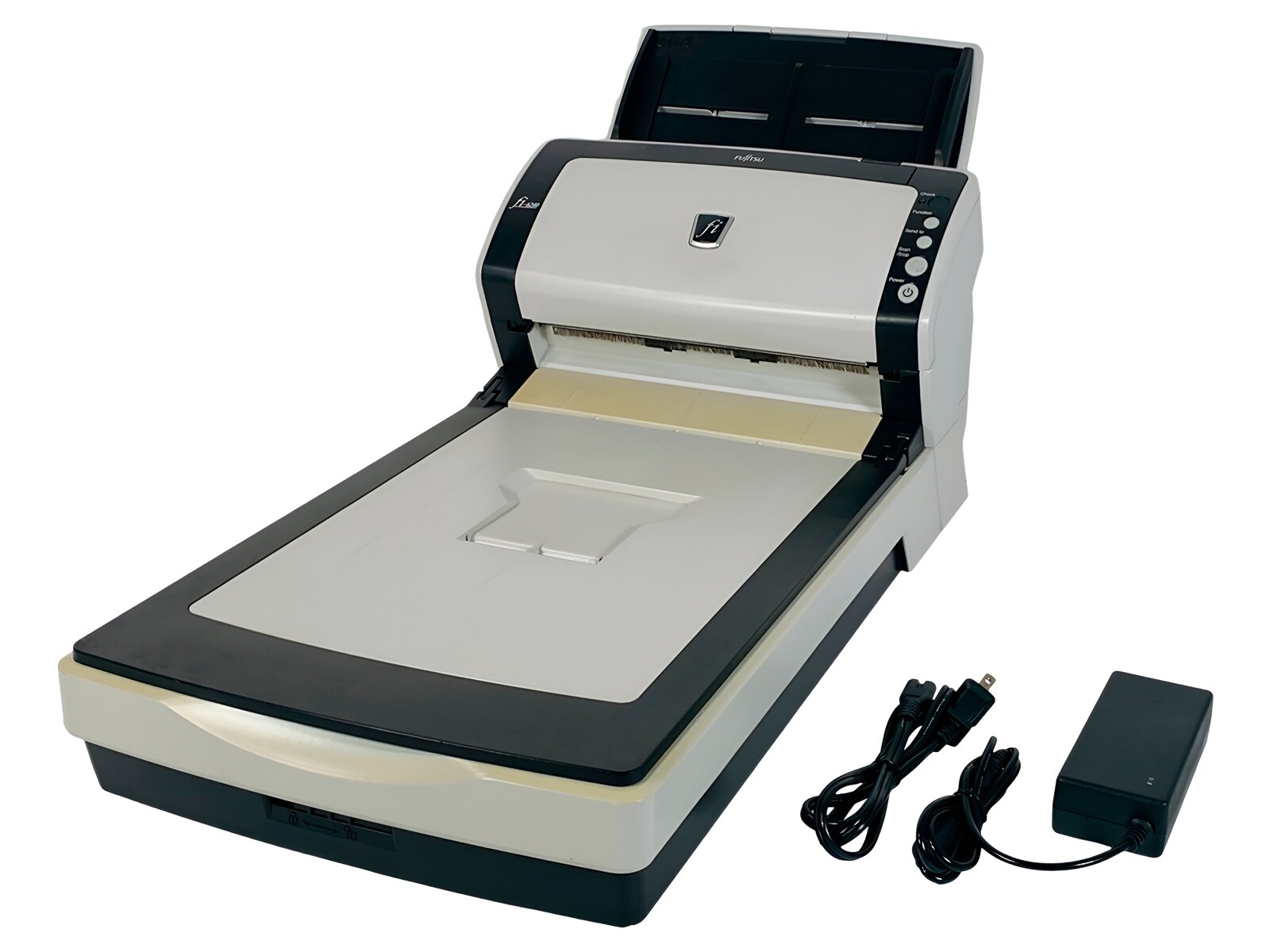 Fujitsu FI-6240 Flatbed Duplex Document Scanner PA03540-B505 w/AC Adapter