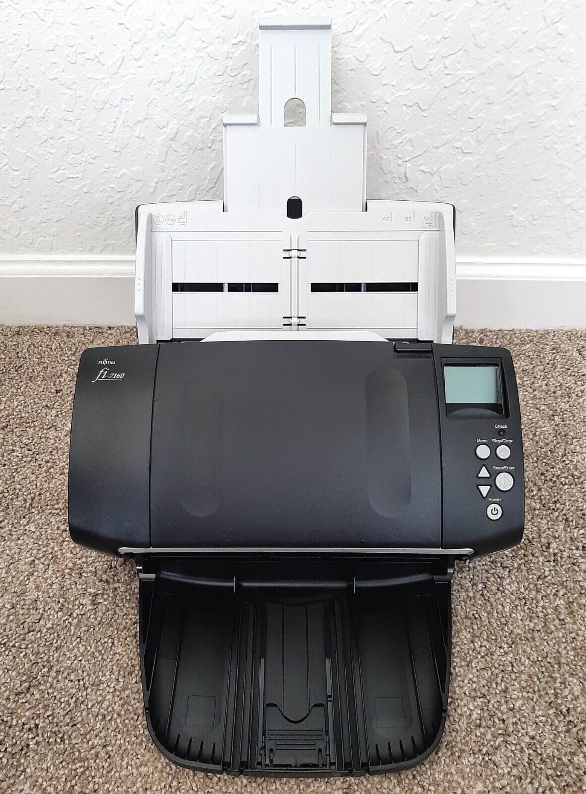 LOW SCAN Fujitsu fi-7160 Document Sheet-Fed Duplex Scanner Less 10 Total Scans
