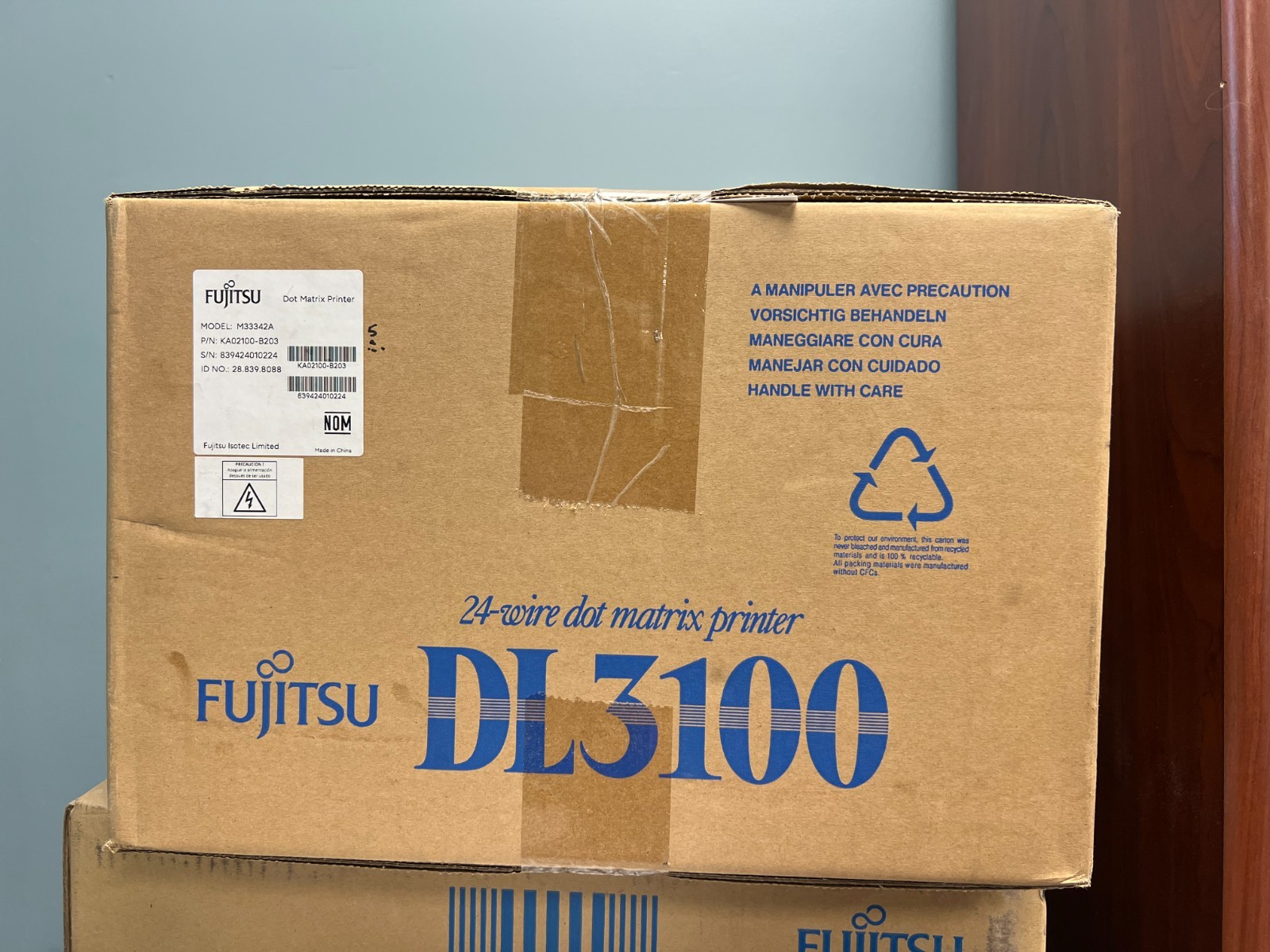 Fujitsu DL3100 Dot Matrix 24 Pin KA02100-B203 USB RS232C NEW 1-YR WARRANTY