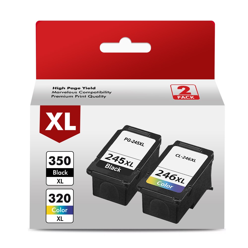 PG-245XL CL-246XL Ink Cartridge for Canon PIXMA MG2520 MG2522 TS3122 MX490 MX492