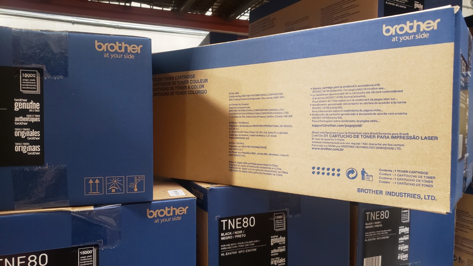 TNE80BK Super High-yield Toner, Black, Yields Approx. 15,000 pages