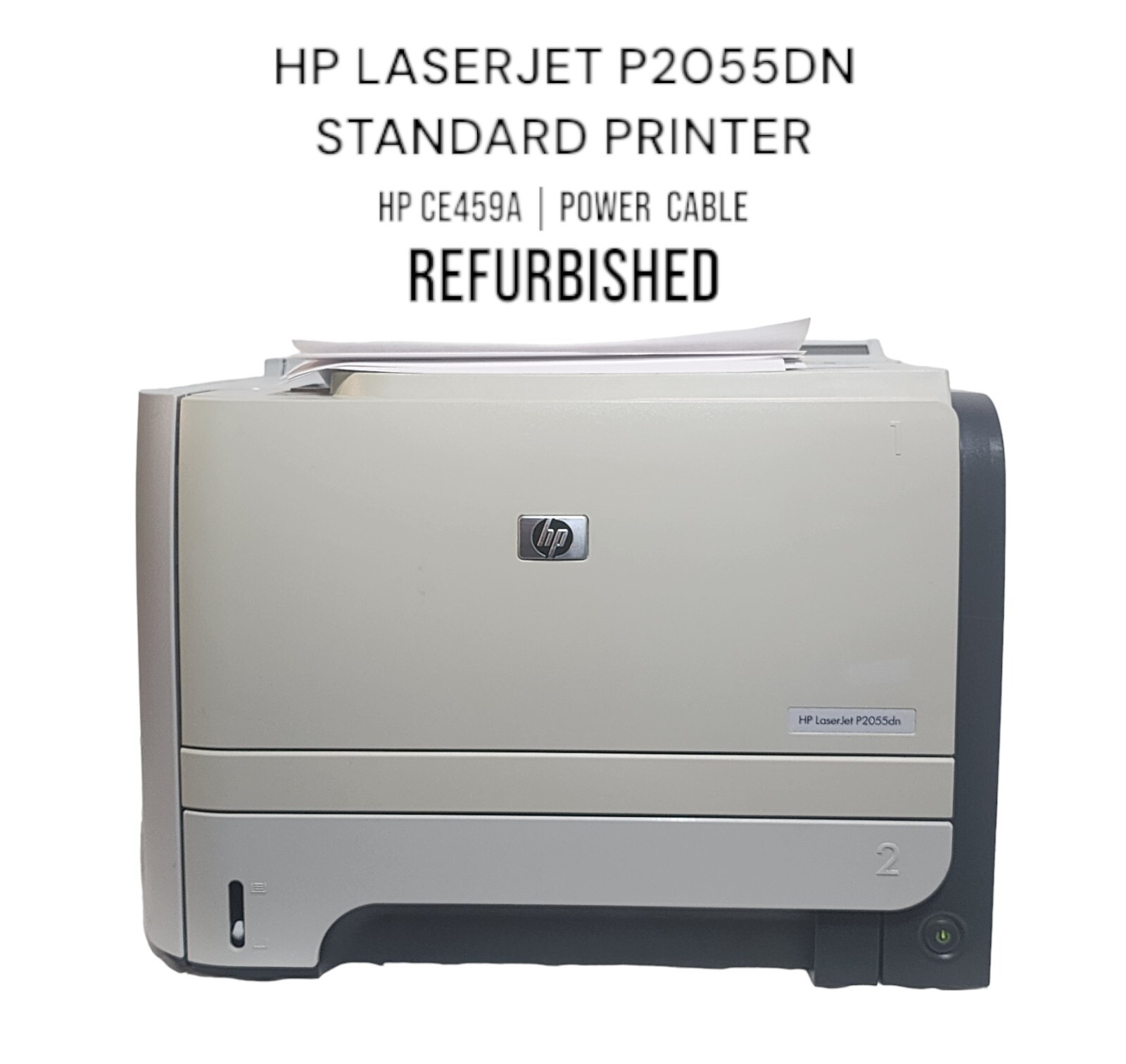 HP LaserJet P2055DN Monochrome Printer – Fast, Duplex, Ethernet