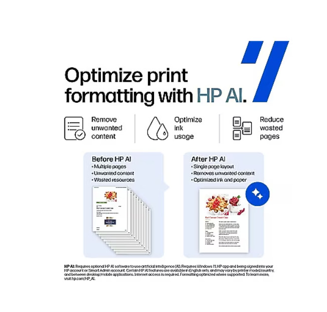 HP Smart Tank 6001 Wireless All-in-One Cartridge Free Refillable Ink Tank Printe