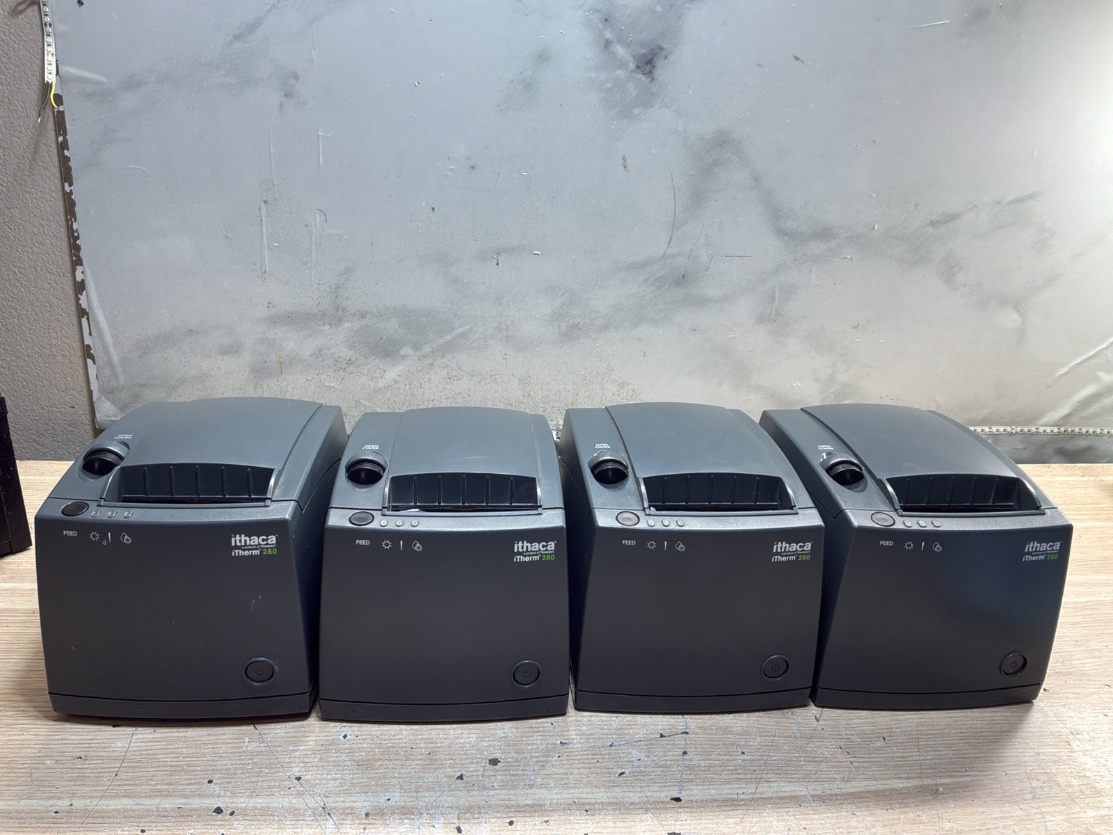 4 TransAct Ithaca iTherm 280 MOD 280-UL-1 Thermal POS Receipt Printer/JUA3805