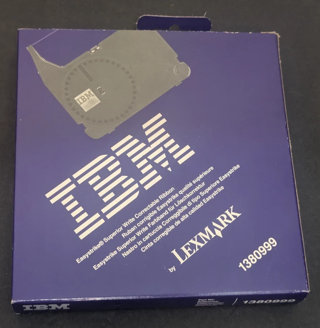 IBM Black Dot Matrix Typewriter Ribbon 1380999 New Old Stock Free Shipping