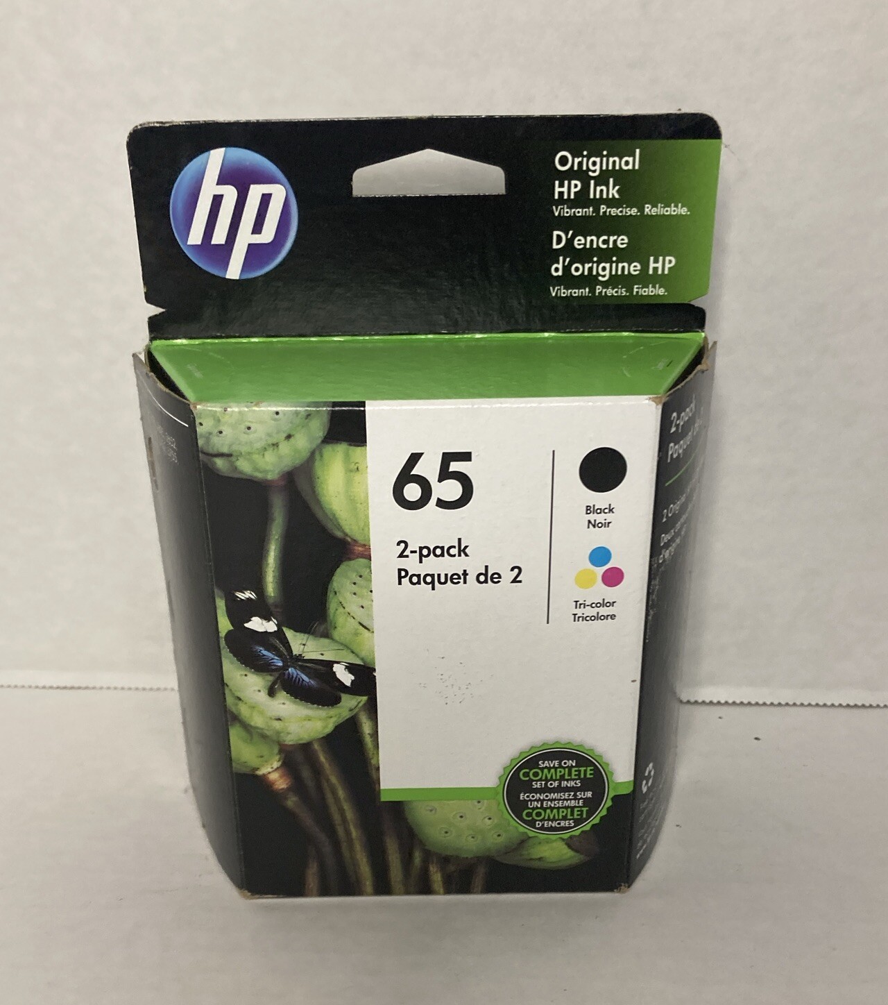 HP 65 (T0A36AN) Black & Tri-color Original Ink Cartridges October 2020