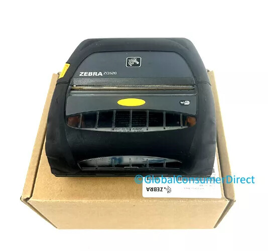 Zebra ZQ52-AUE0000-00 ZQ520 Mobile Thermal 4″ Printer Bluetooth iOS Android