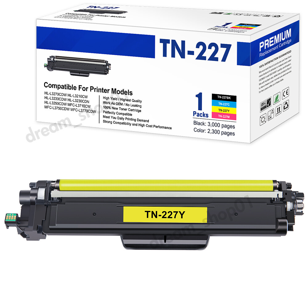 TN227 Toner Compatible With Brother MFC-L3770CDW HL-L3290CDW HL-L3230CDW lot