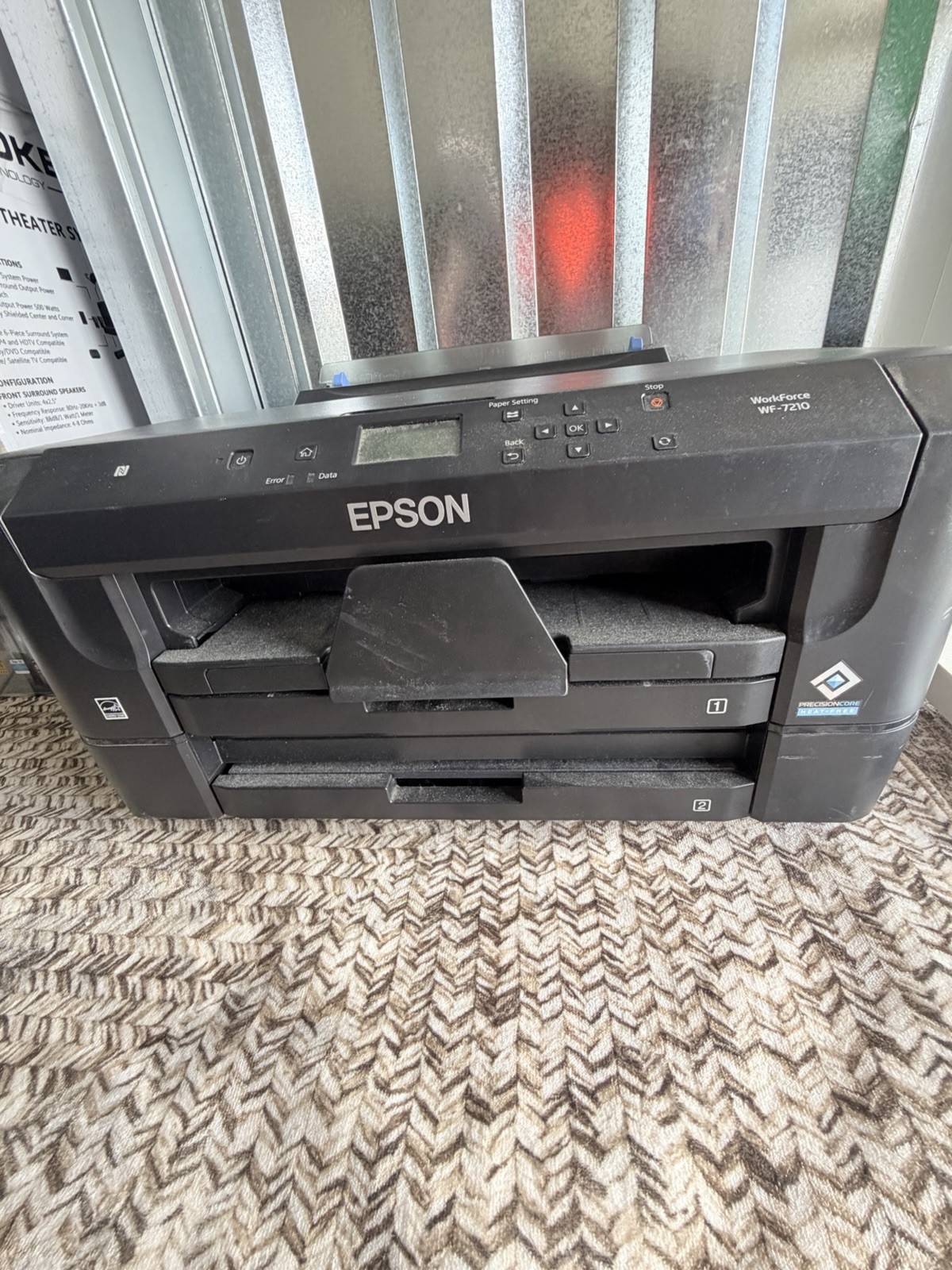 Epson WorkForce WF-7210 Wireless Color Inkjet Printer Duplex A3/A4/Letter