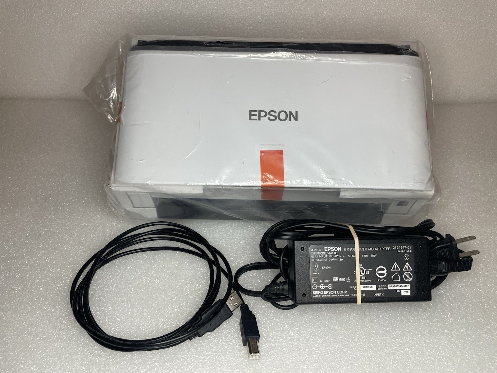 Epson Workforce DS-410 Document Scanner – 600 dpi, 26 ppm (Please READ)