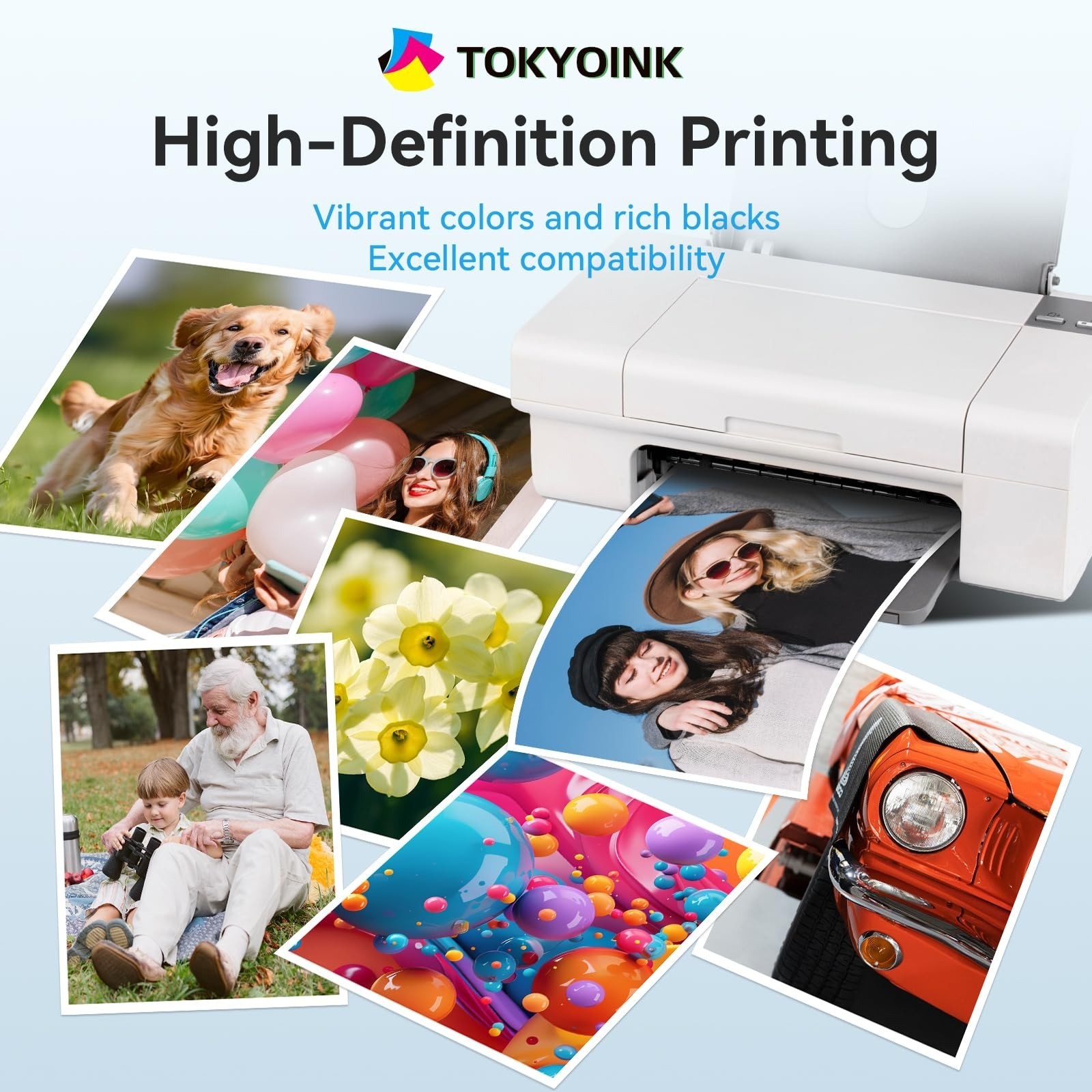TOKYOINK 67XL Ink Cartridges Compatible for HP DeskJet & Envy Printers