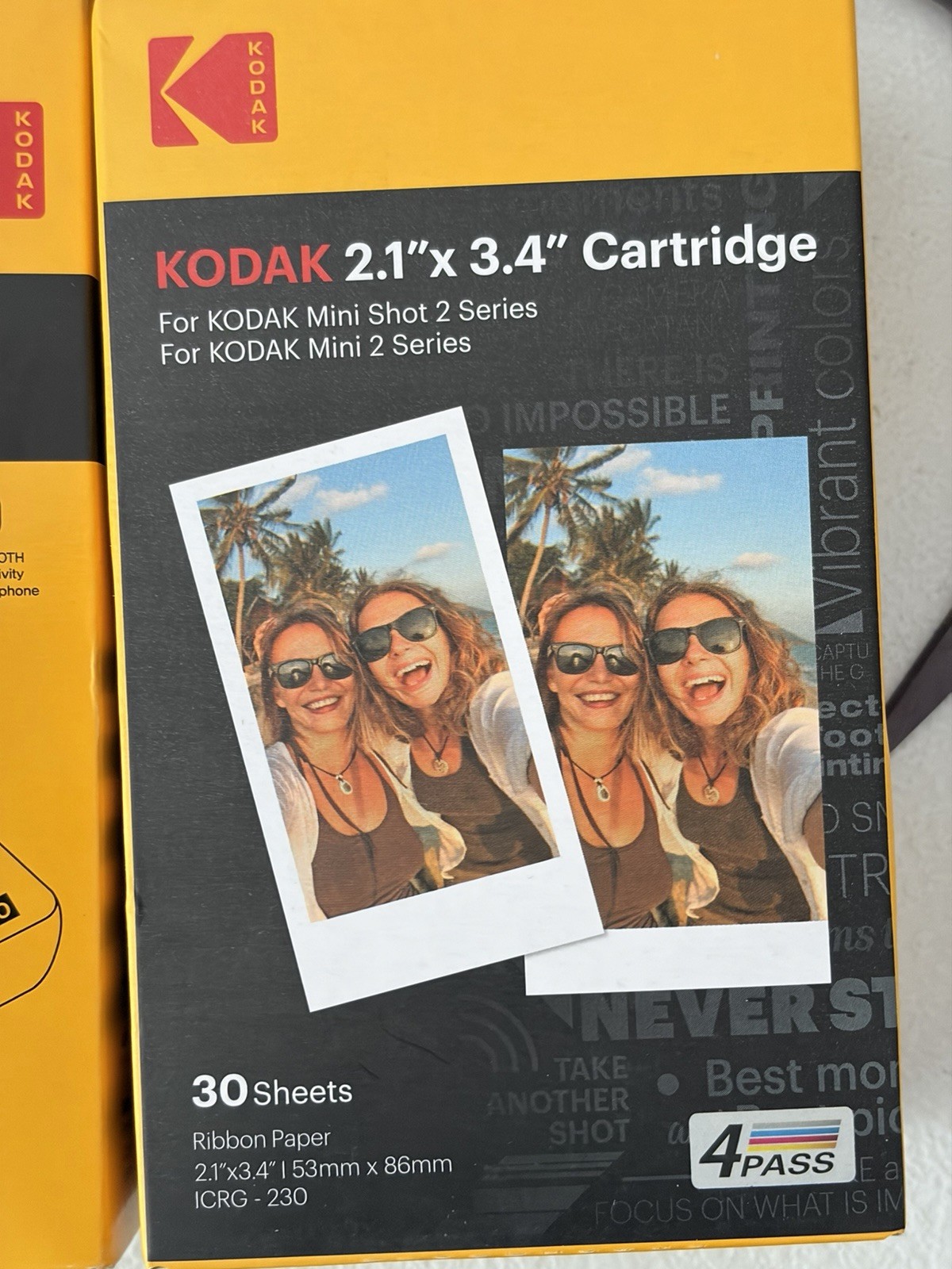 Bluetooth Mini 2 Retro Photo Printer – Bundle Two Cartridges As Seen In Pictures