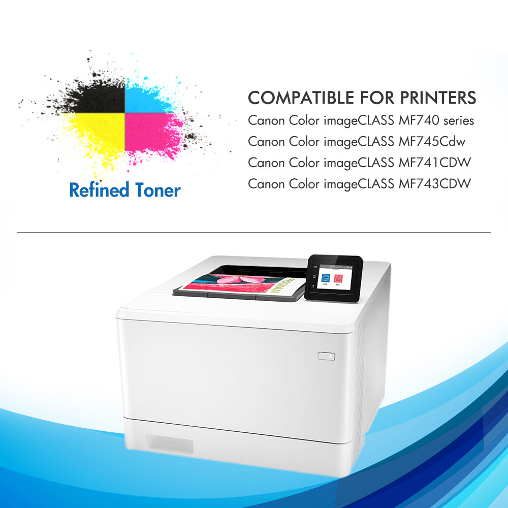 4x Toner For Canon 055H imageCLASS MF741Cdw MF743Cdw MF744Cdw MF745Cdw LBP663Cdw