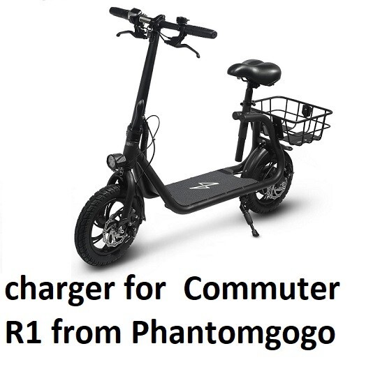 🔥Electric Bike Scooter battery Charger for Phantomgogo Commuter R1 450w