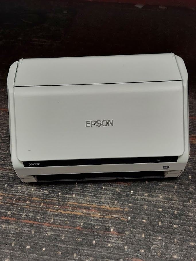 Epson DS-530 Color Duplex Document ADF Scanner J381A TESTED WORKING EXCELLENT